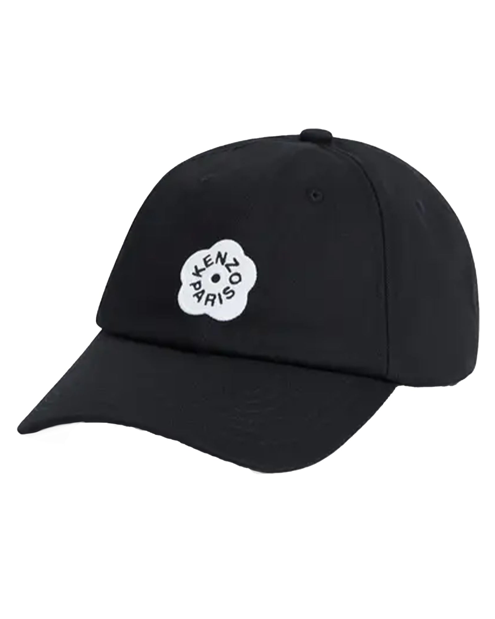 BOKE FLOWER 2.0 EMBROIDERED COTTON CAP / BLACK
