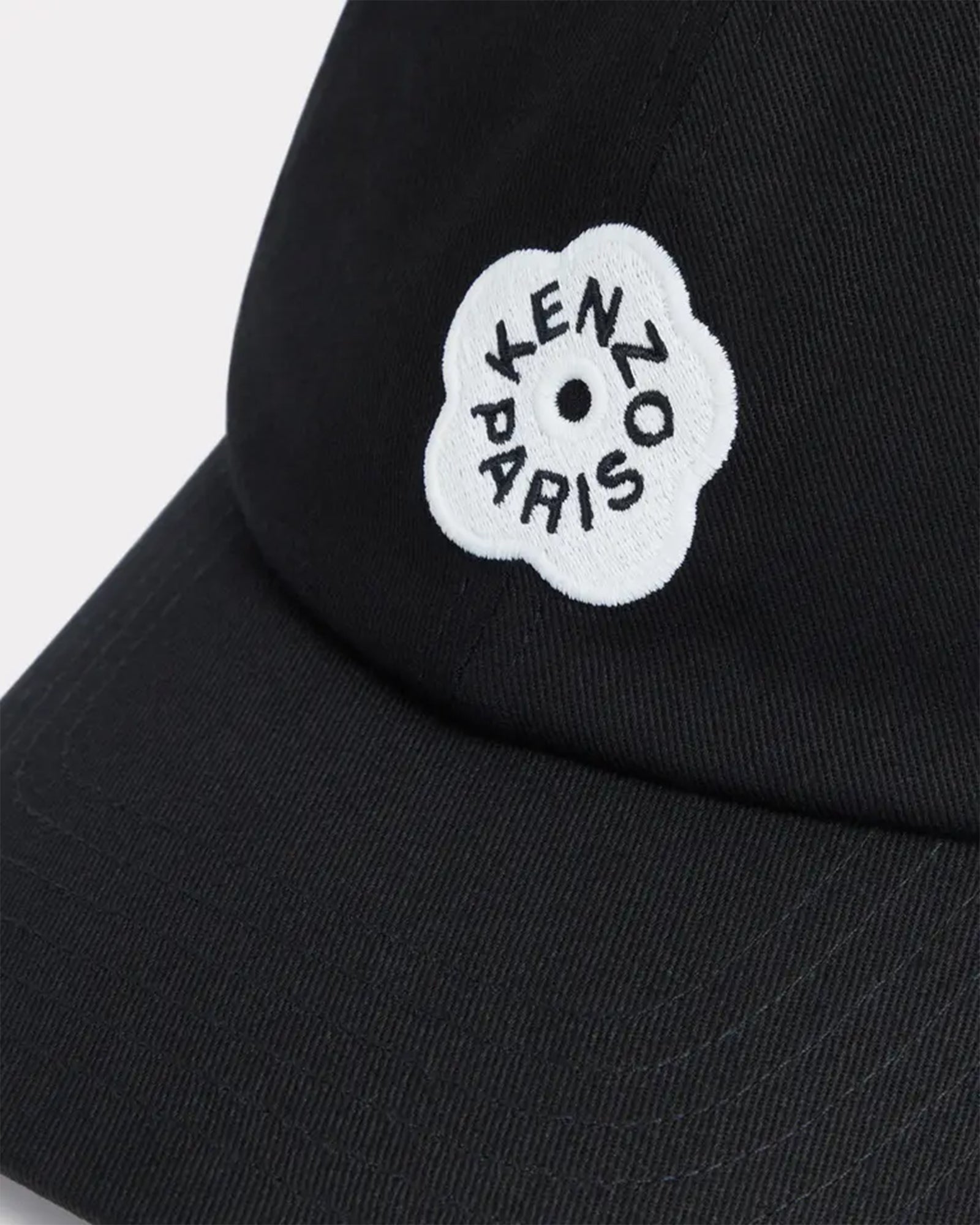 KENZO・ケンゾー - キャップ BOKE FLOWER 2.0 EMBROIDERED COTTON CAP / BLACK