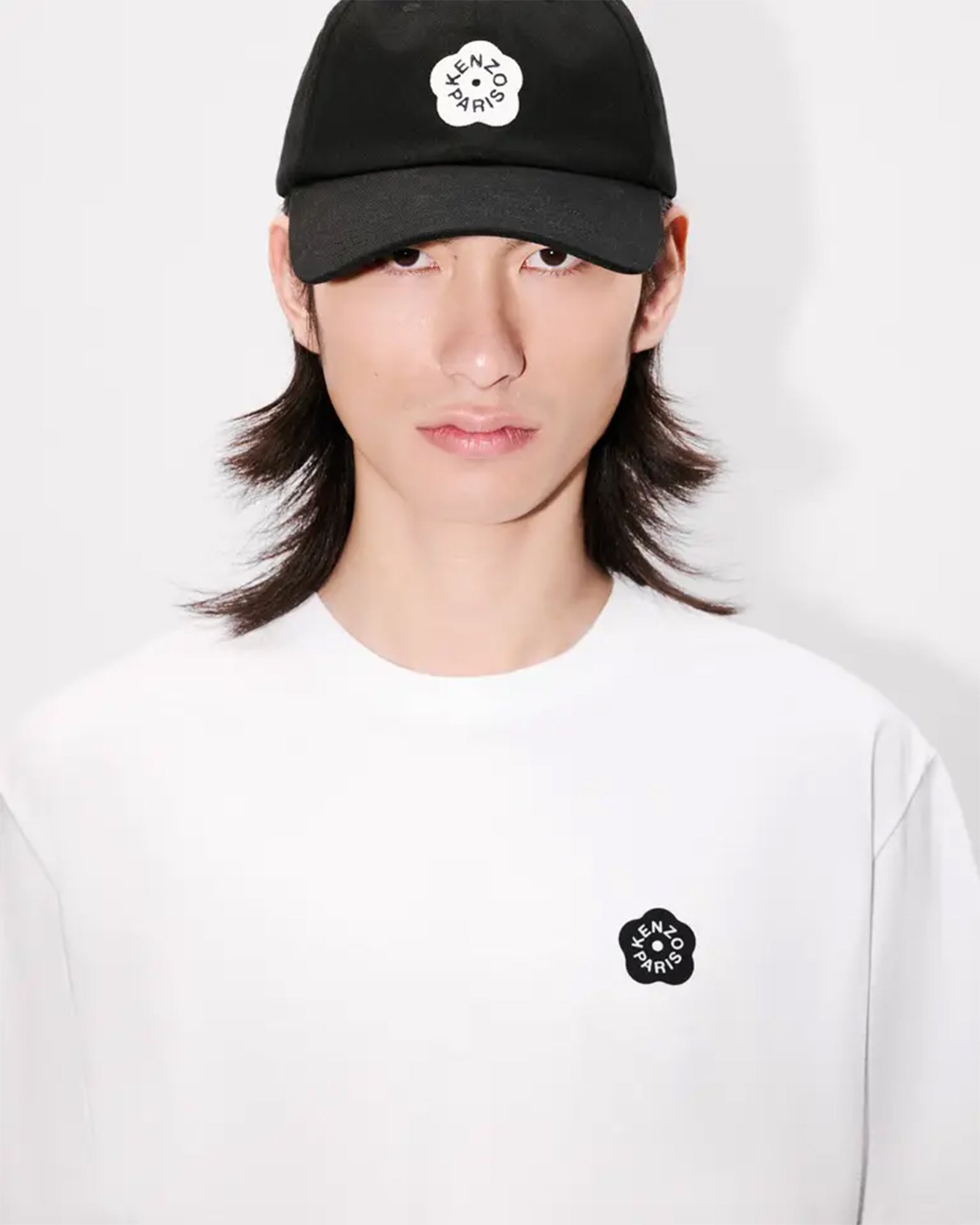 KENZO・ケンゾー - キャップ BOKE FLOWER 2.0 EMBROIDERED COTTON CAP / BLACK