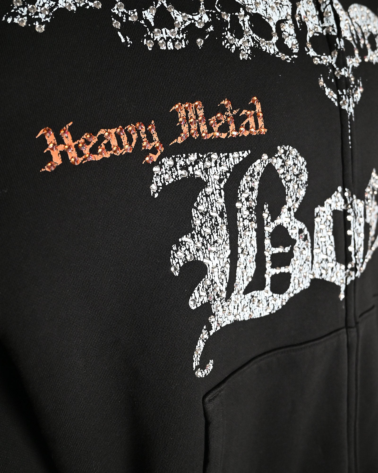 BOSSI・ボッシ スポーツウェア - パーカー・フーディ BOSSI SKULL ZIP HOODIE(Special) / BLACK