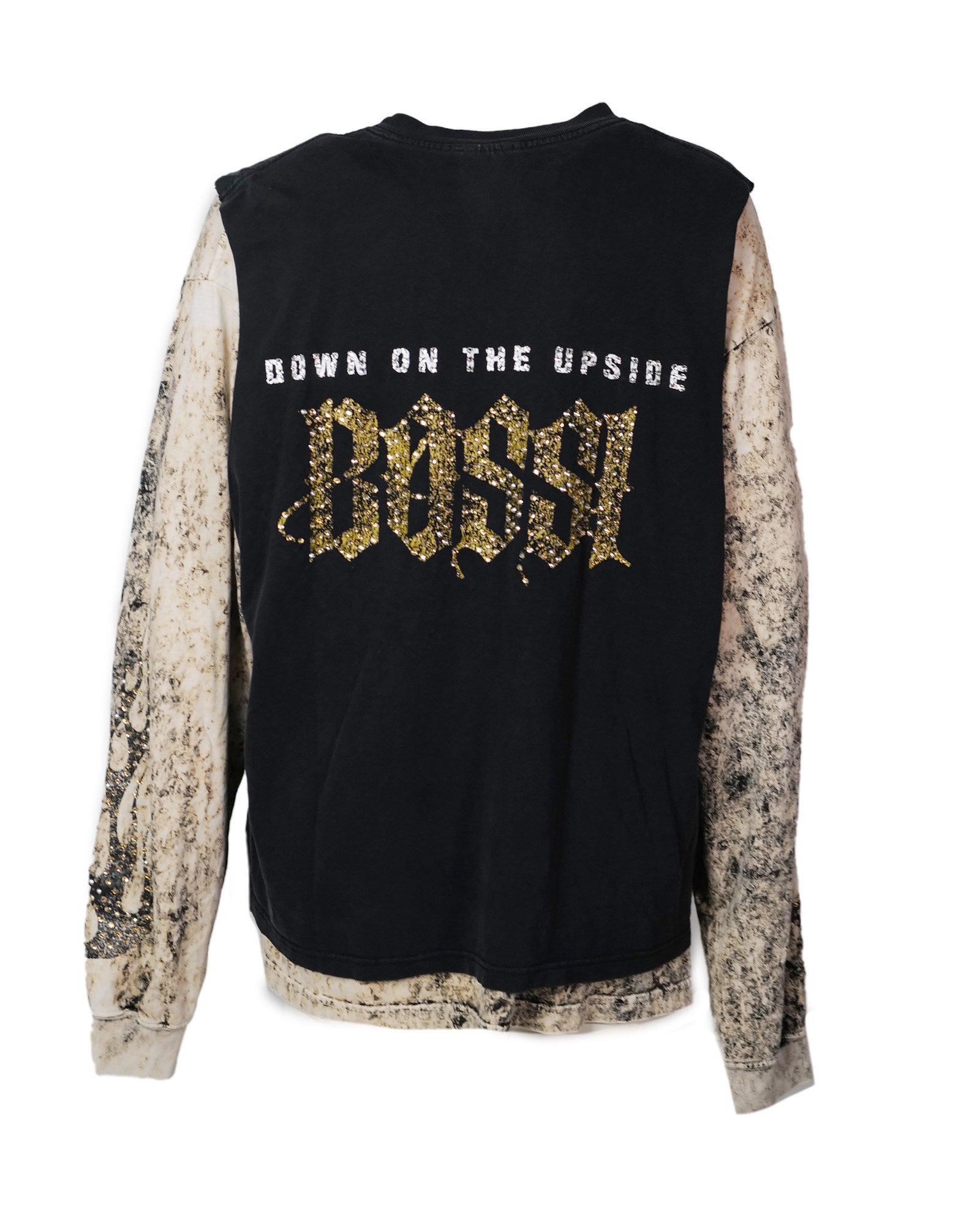 BOSSI・ボッシ スポーツウェア - L/S Tシャツ BOSSI DOUBLE LAYER VINTAGE RHINE STONE SHIRT 7