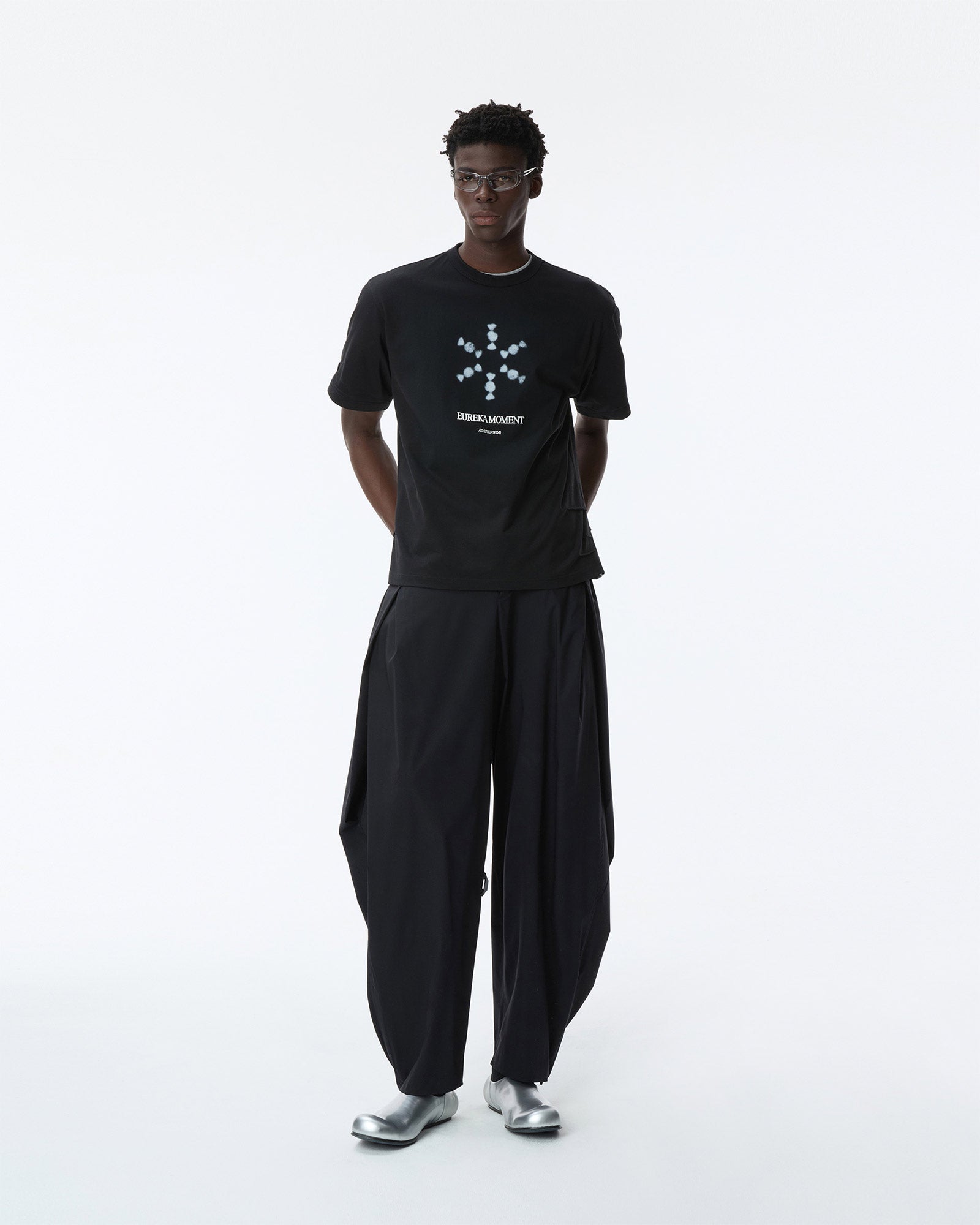 Ader Error・アーダーエラー - Tシャツ・カットソー T-SHIRT ITEM 51 / NOIR