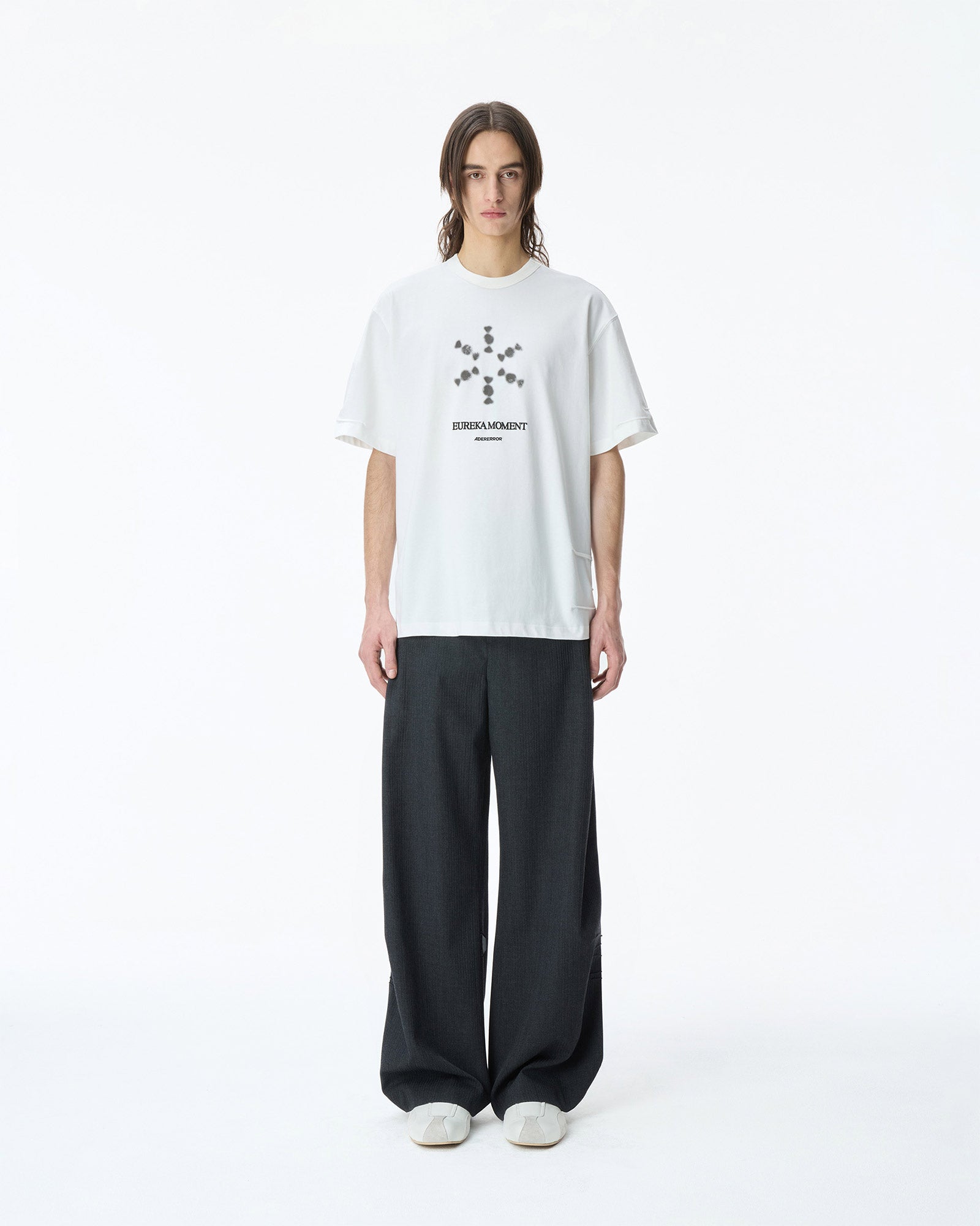 Ader Error・アーダーエラー - Tシャツ・カットソー T-SHIRT ITEM 51 / OFF WHITE