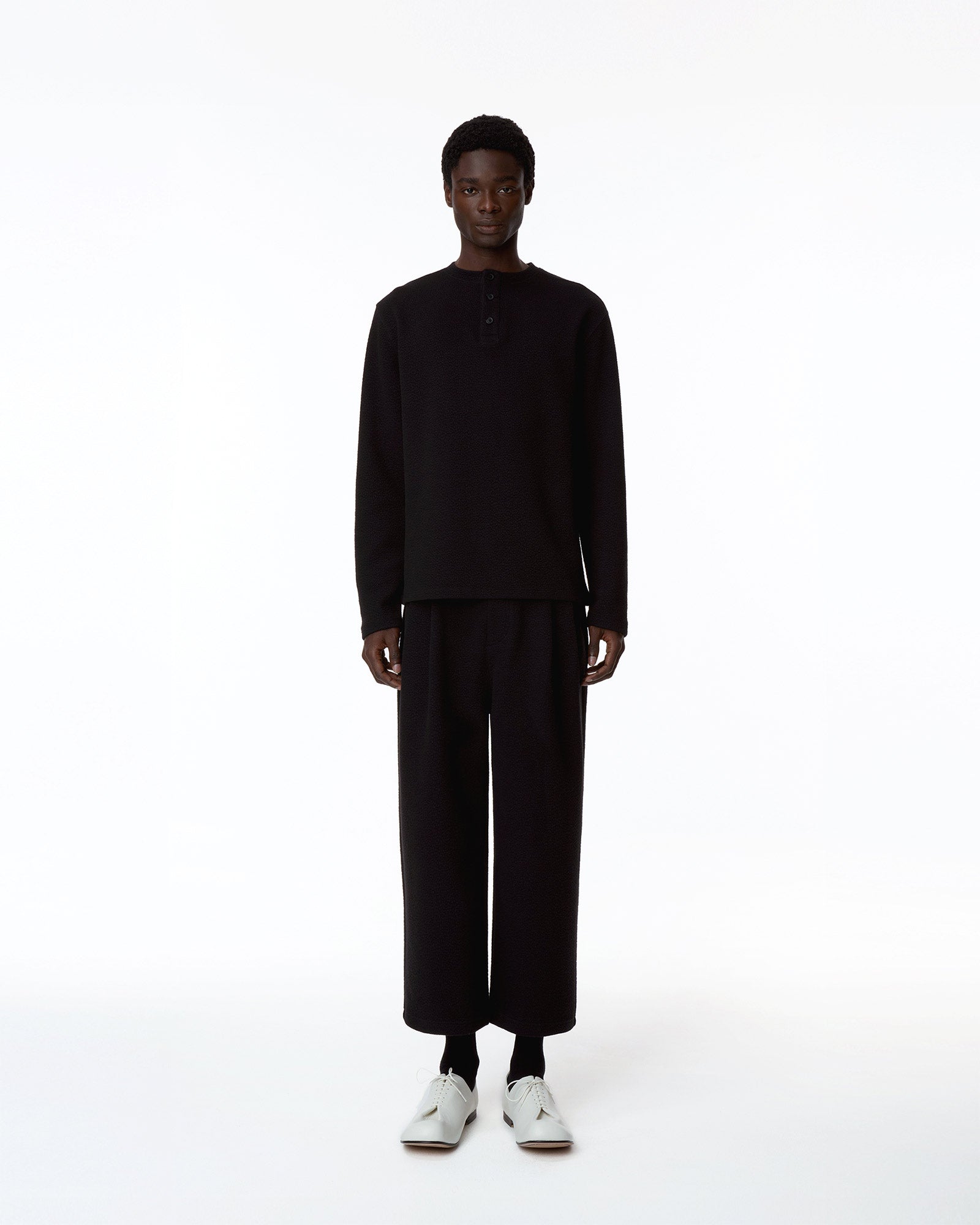 Ader Error・アーダーエラー - L/S Tシャツ TOPS BP03FYHS0101BK / NOIR