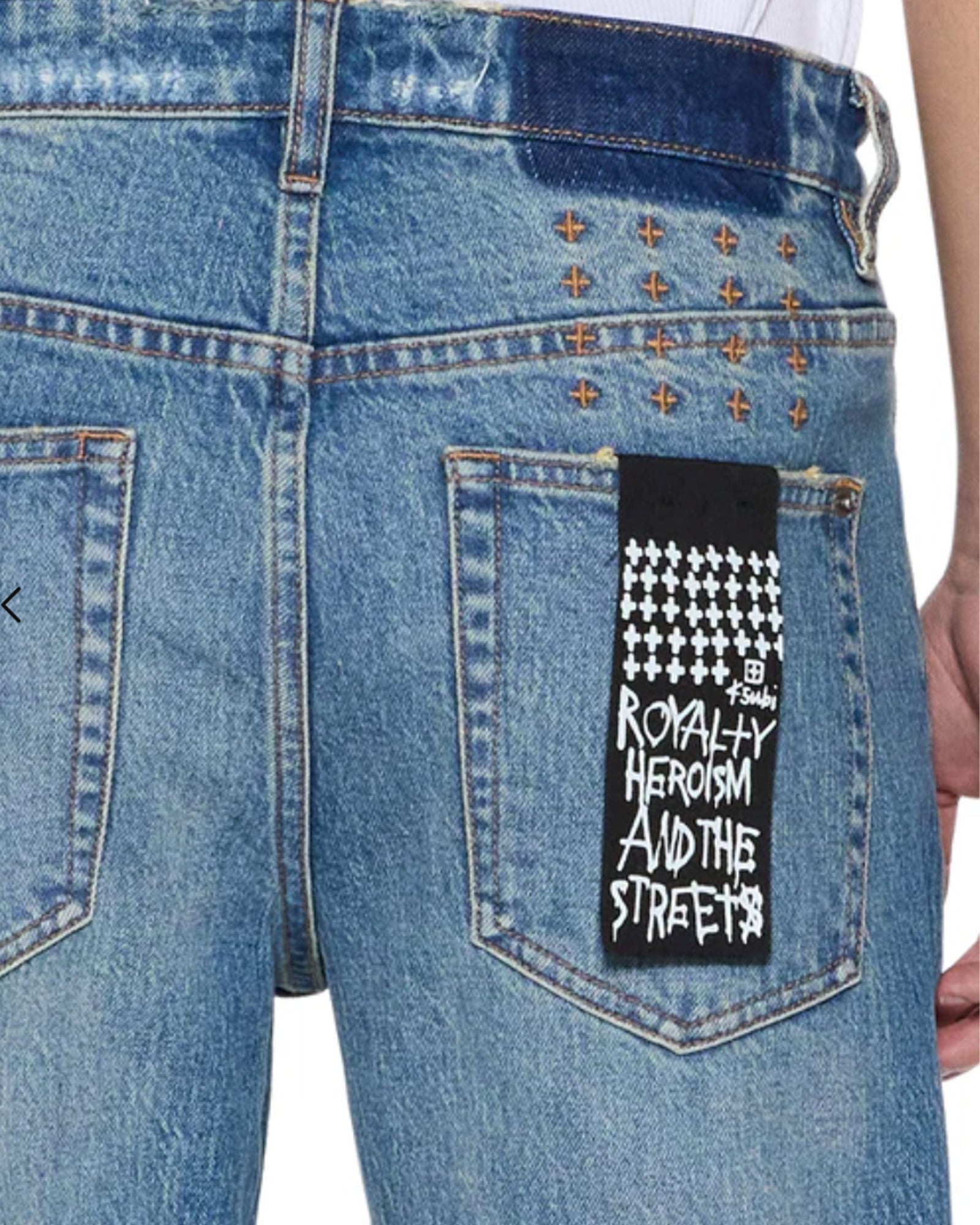 Ksubi・スビ - デニムパンツ BRONKO TEXAS BLUE STUDDED / BLUE