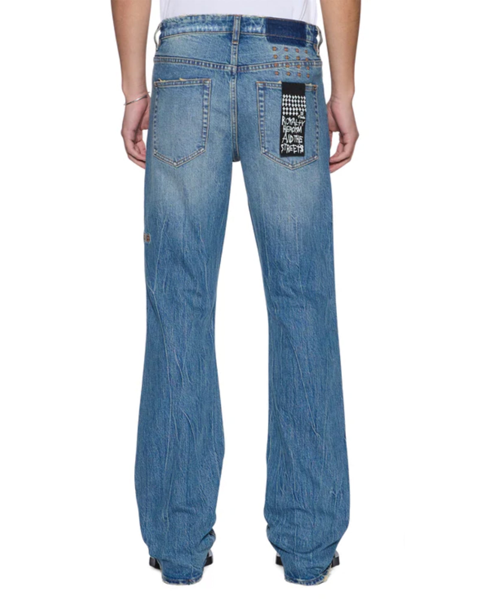 Ksubi・スビ - デニムパンツ BRONKO TEXAS BLUE STUDDED / BLUE
