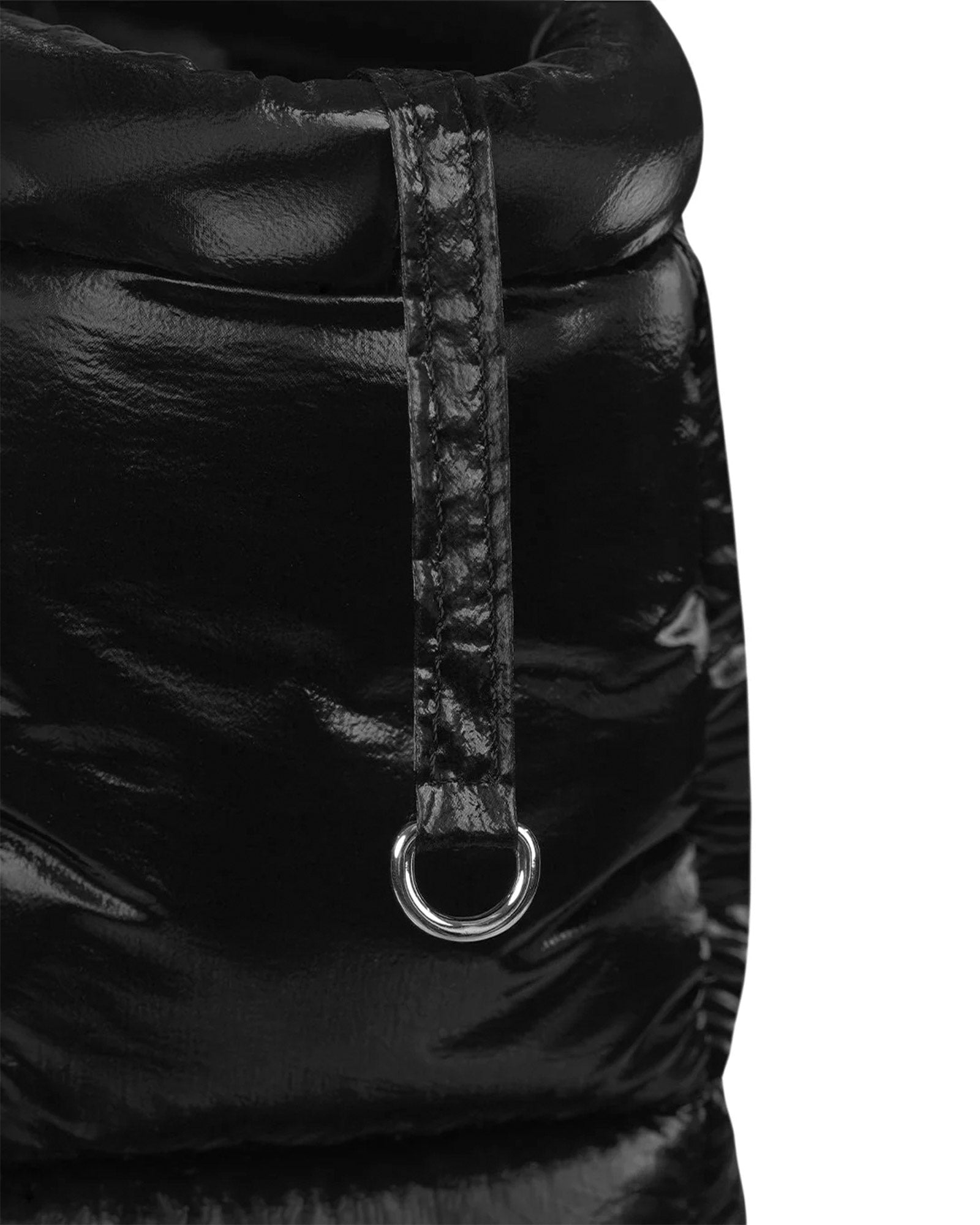 STAND OIL・スタンドオイル - ショルダーバッグ BUBBLE BAG MINI / LEATHERY BLACK