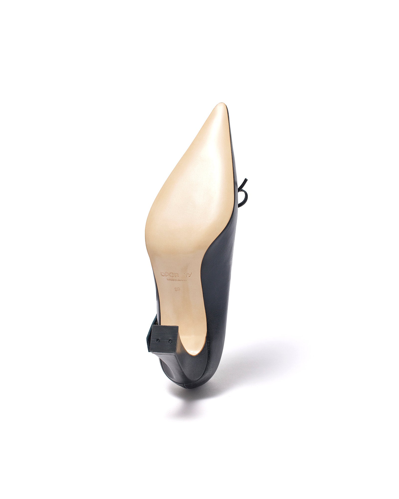 OPEN YY・open Noisy -  BUCKLE POINTY HEELS / BLACK