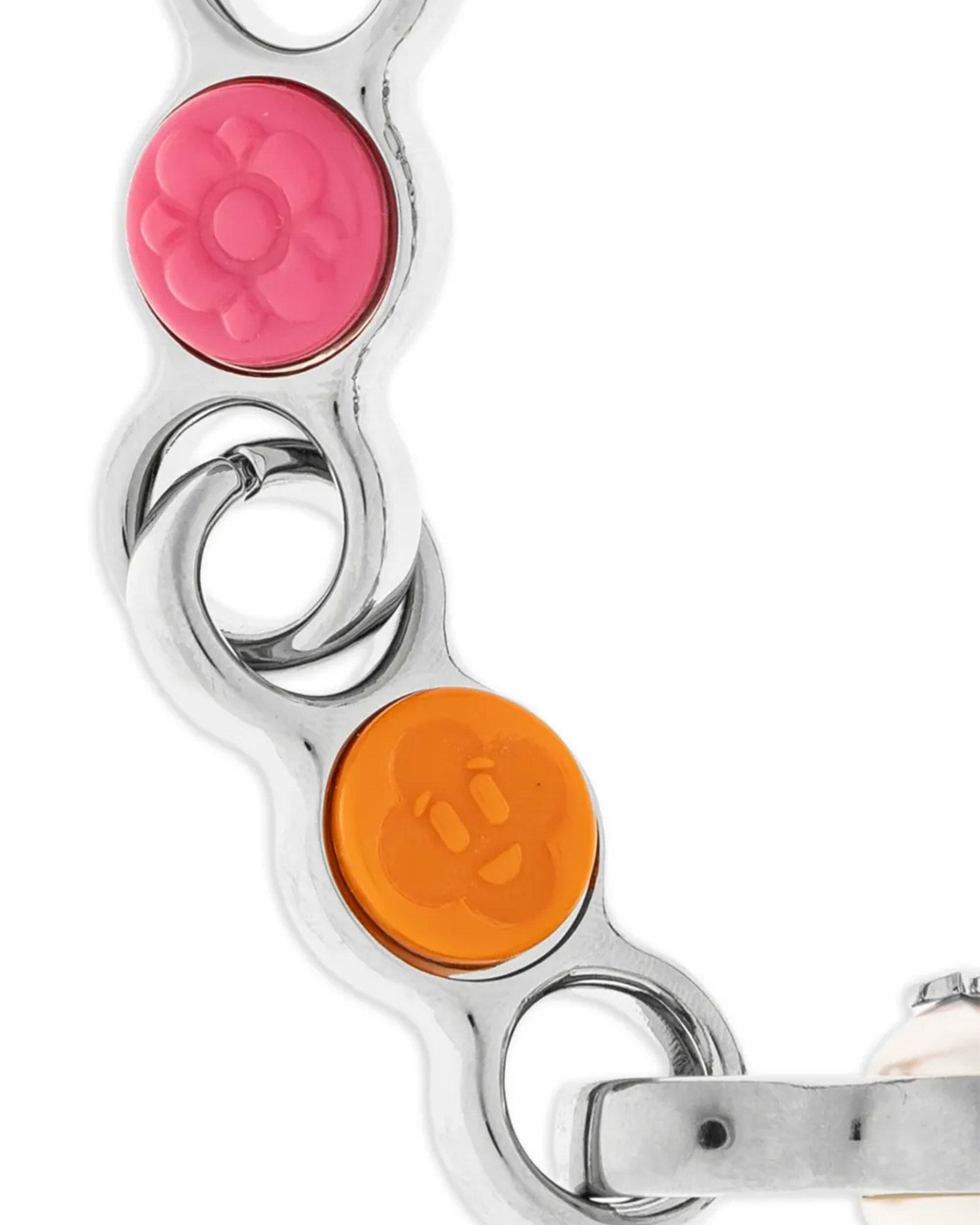 CASABLANCA・カサブランカ - ブレスレット・バングル BULL LINK CHAIN BRACELET / WHITE