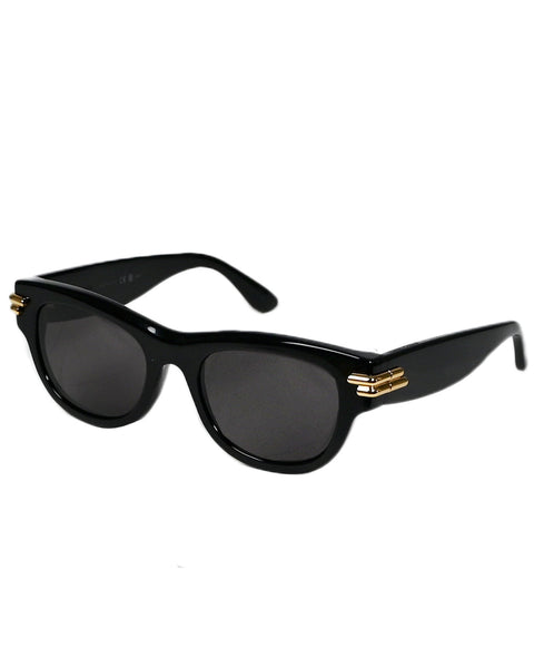 Bottega Veneta (ボッテガ ヴェネタ) MITRE SQUARE SUNGLASSES / BLACK