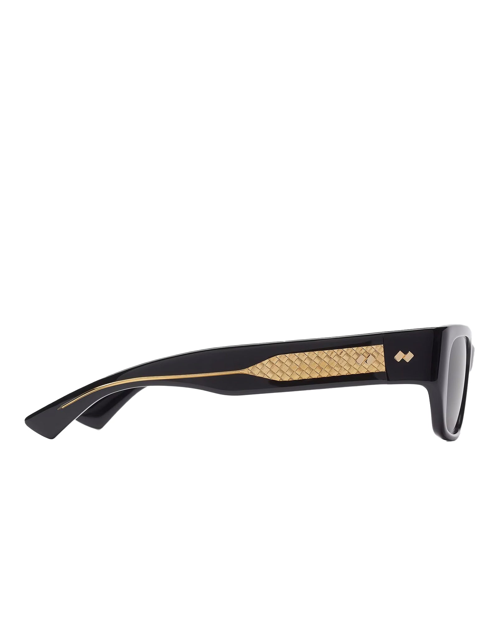 BOTTEGA VENETE -EYEWEAR-・ボッテガ ヴェネタ - ファッション小物 SQUARE SUNGLASSES / BLACK