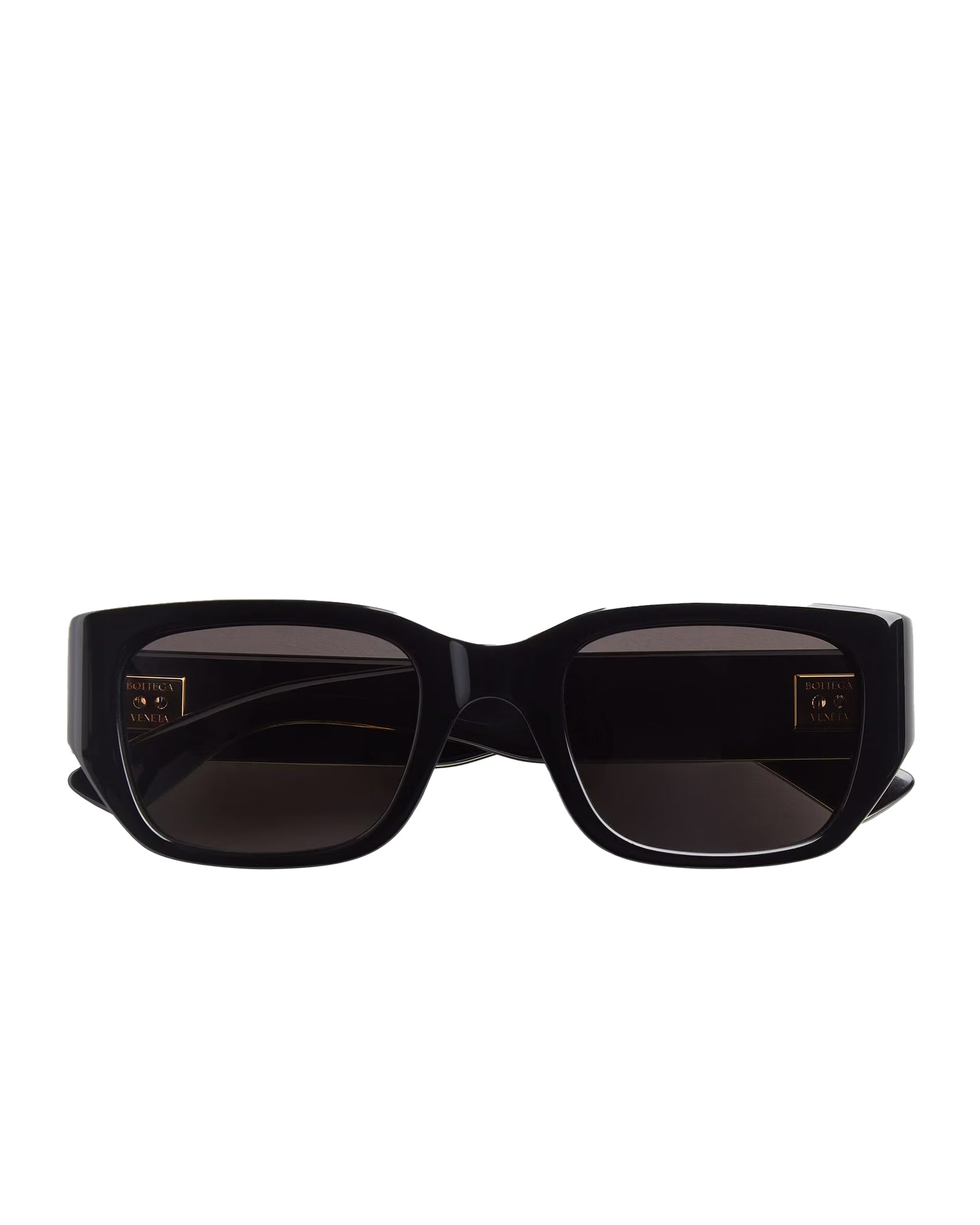BOTTEGA VENETE -EYEWEAR-・ボッテガ ヴェネタ - ファッション小物 SQUARE SUNGLASSES / BLACK