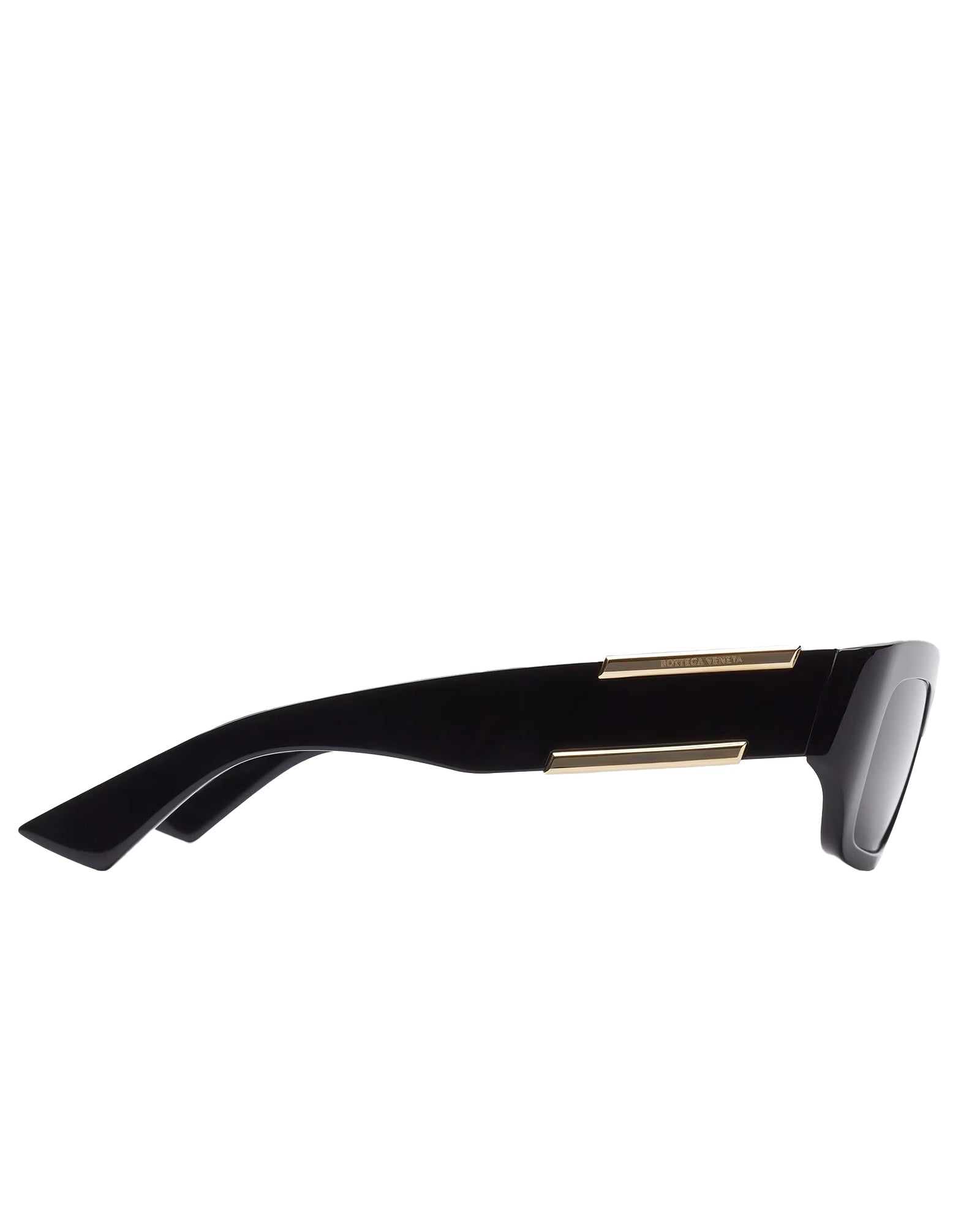 BOTTEGA VENETE -EYEWEAR-・ボッテガ ヴェネタ - ファッション小物 DASH RECTANGULAR SUNGLASSES / BLACK
