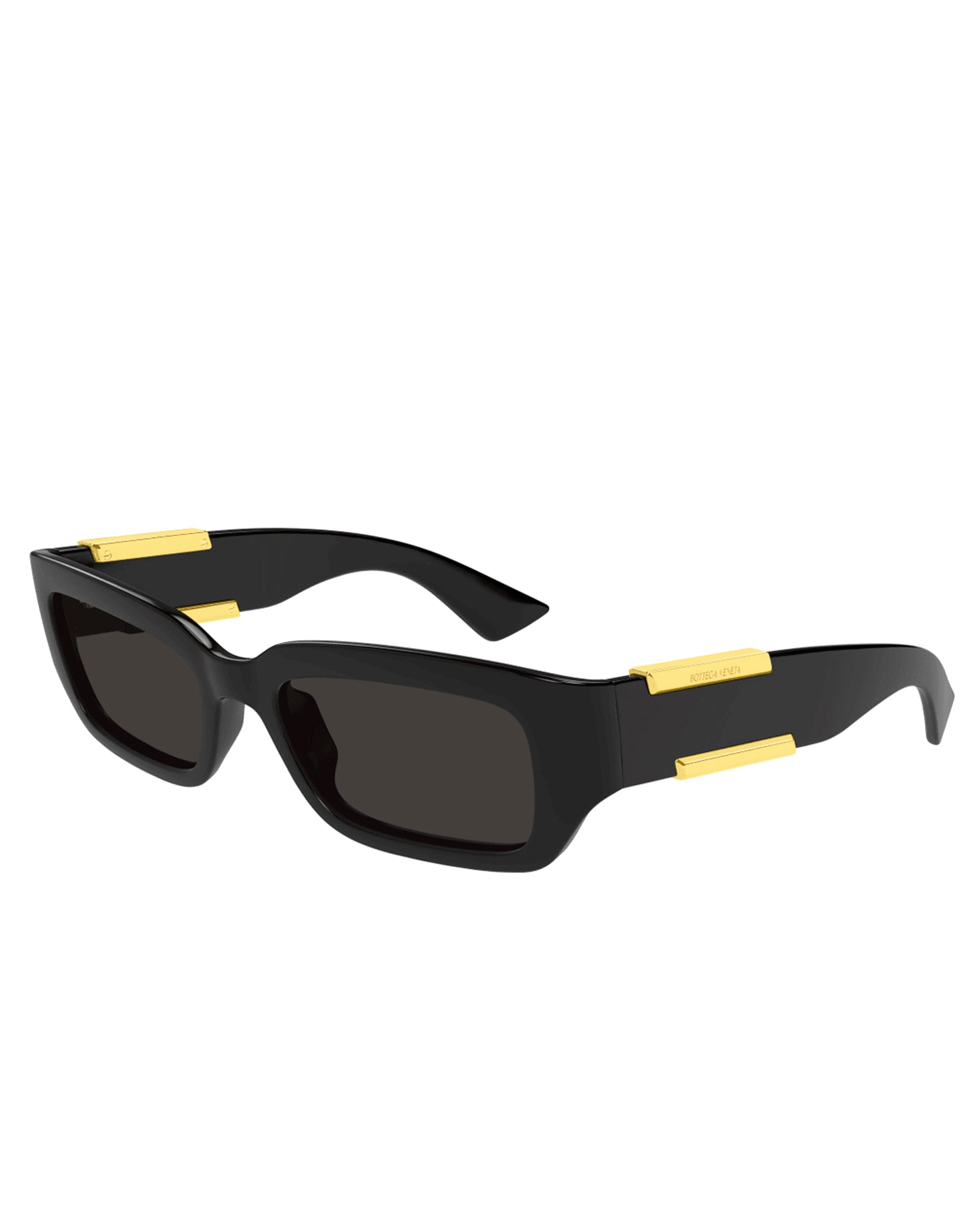 BOTTEGA VENETE -EYEWEAR-・ボッテガ ヴェネタ -  DASH RECTANGULAR SUNGLASSES / BLACK