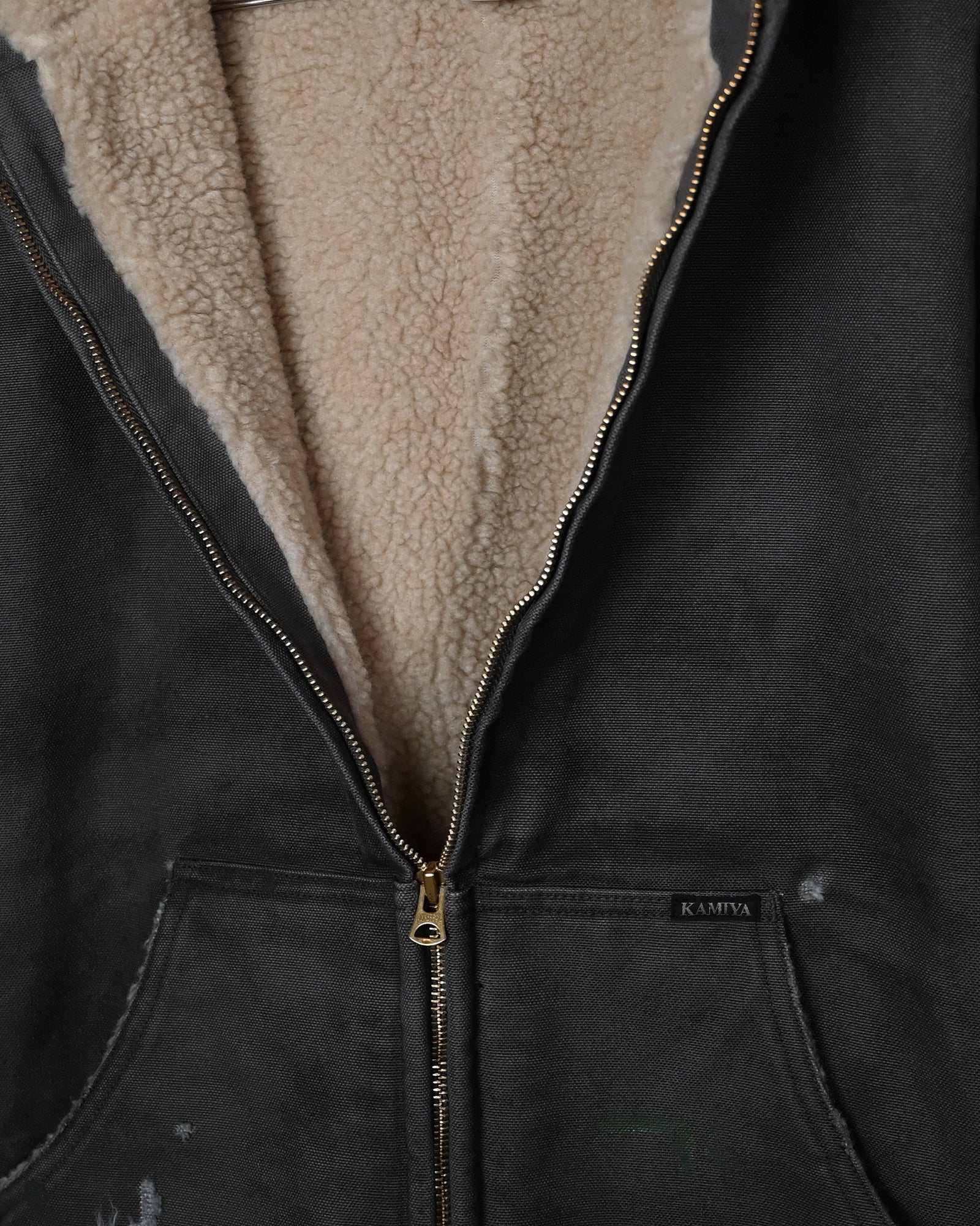 KAMIYA・Kamiya -  BOA LINING DUCK ZIP PARKA / GRAY