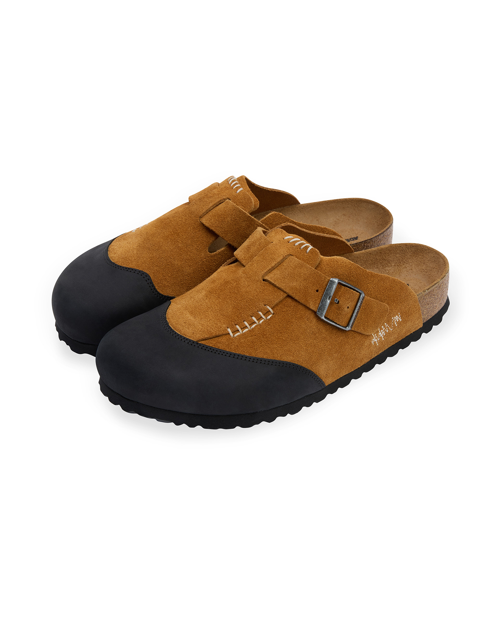 Ader Error・アーダーエラー - サンダル ADER ERROR × BIRKENSTOCK BOSTON CAP AE / CAMEL