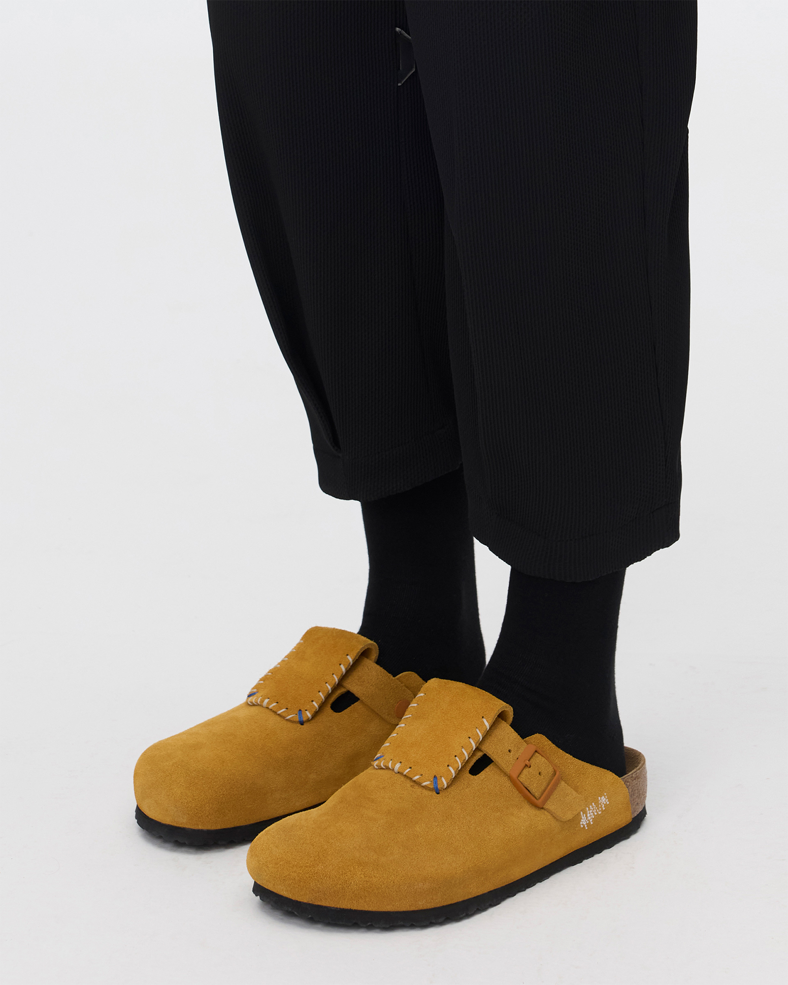 Ader Error・アーダーエラー - サンダル ADER ERROR × BIRKENSTOCK BOSTON FLAP AE / HONEY