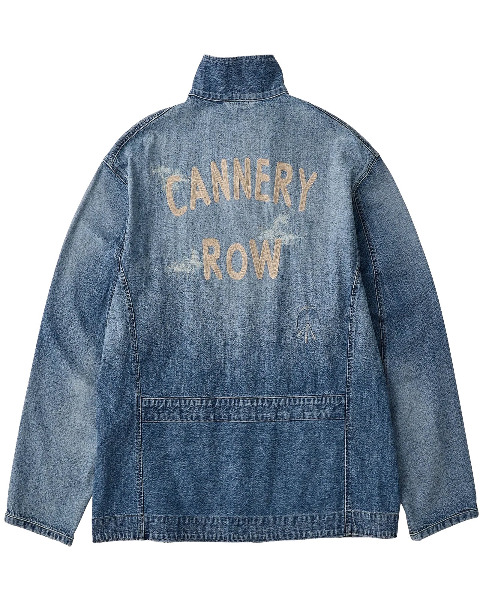 【24SS】ポータークラシック CANNERY ROW デニム シャツジャケット PORTER CLASSIC (ポータークラシック) SS26 CANNERY ROW ZIP UP JACKET