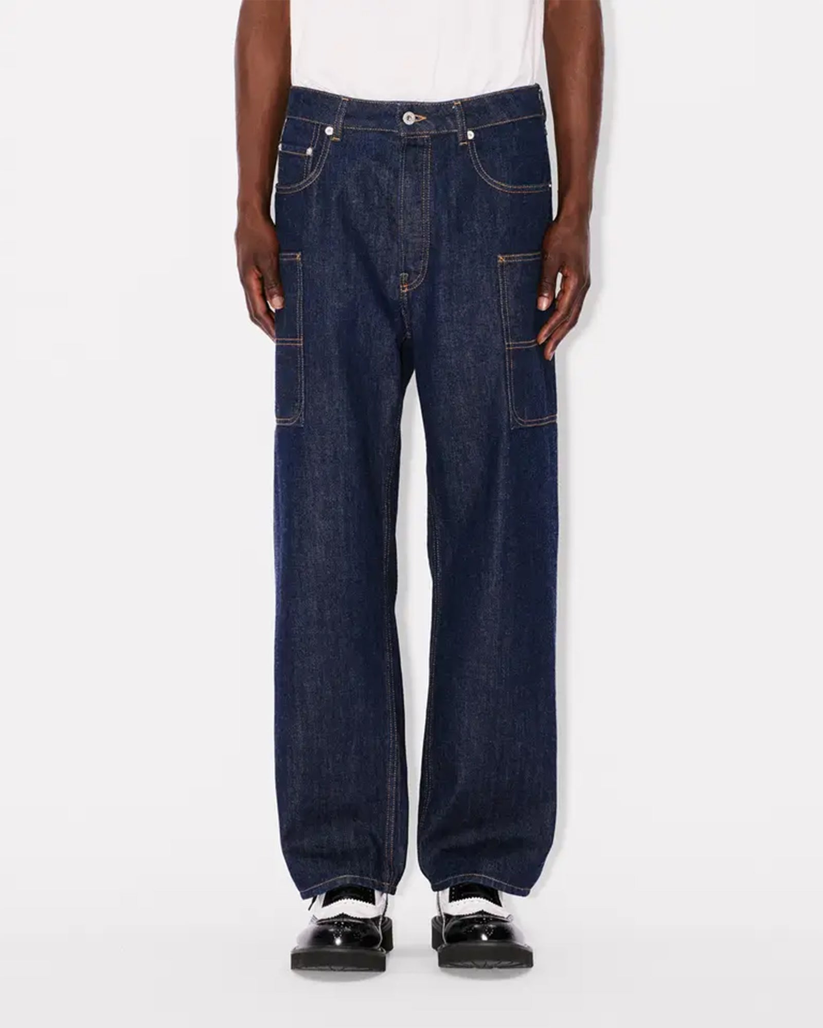 KENZO・ケンゾー - デニムパンツ CARGO MONKEY FIT JEANS / INDIGO