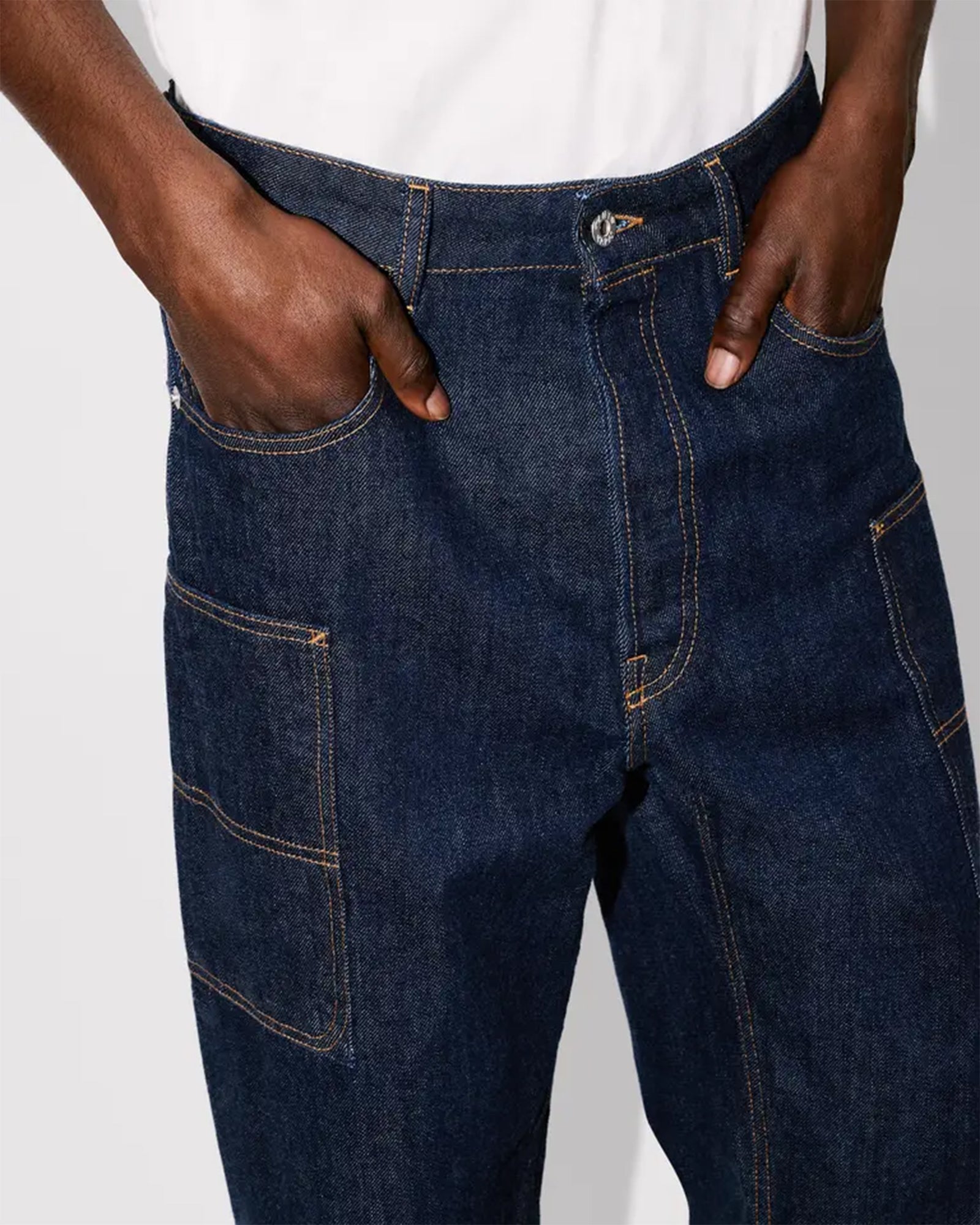 KENZO・ケンゾー - デニムパンツ CARGO MONKEY FIT JEANS / INDIGO