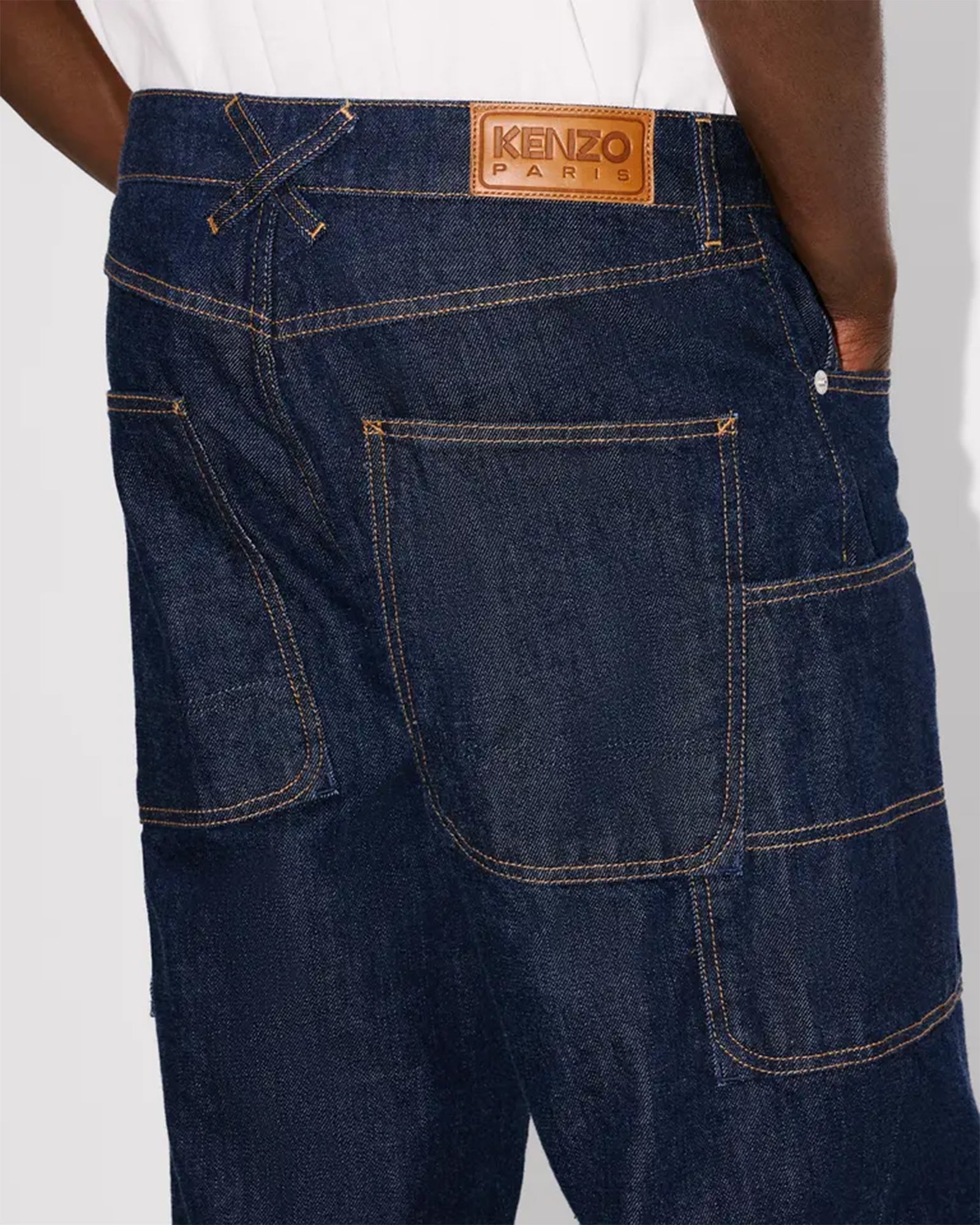 KENZO・ケンゾー - デニムパンツ CARGO MONKEY FIT JEANS / INDIGO