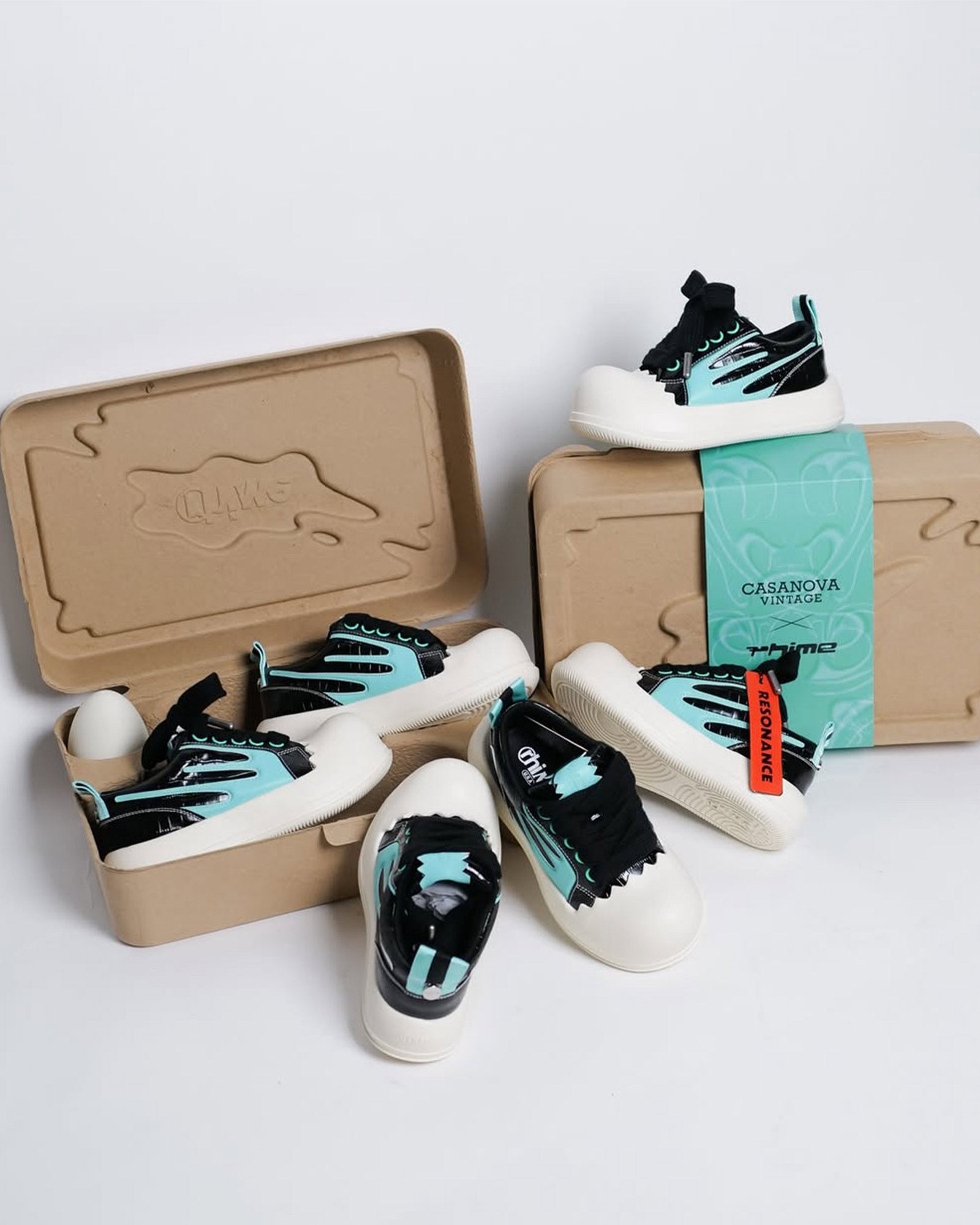 CASANOVA×RHIME・カサノバ×ライム -  CASANOVA×RHIME SNEAKER / LIGHT BLUE