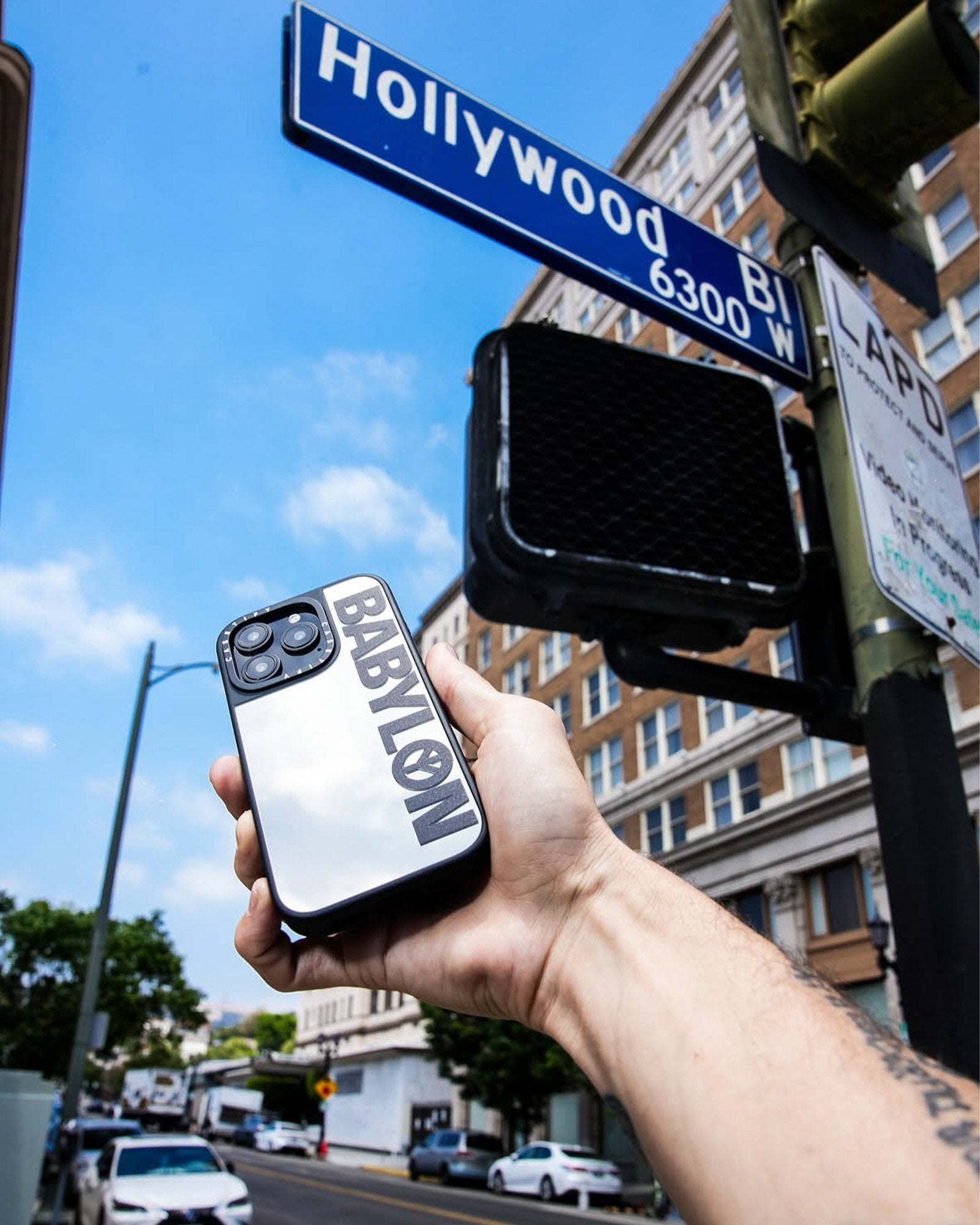 BABYLON LA・バビロンエルエー - スマホアクセサリー CASETIFY LOGO PHONE CASE / BLACK
