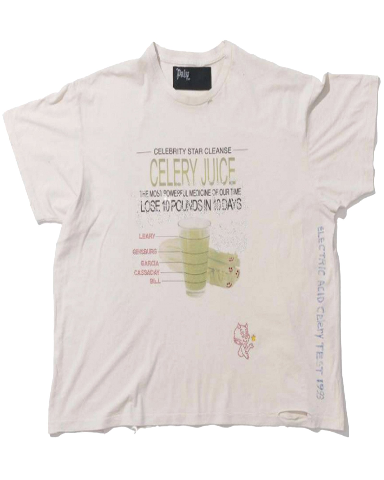 CELERY CLEANSE TEE / WHITE
