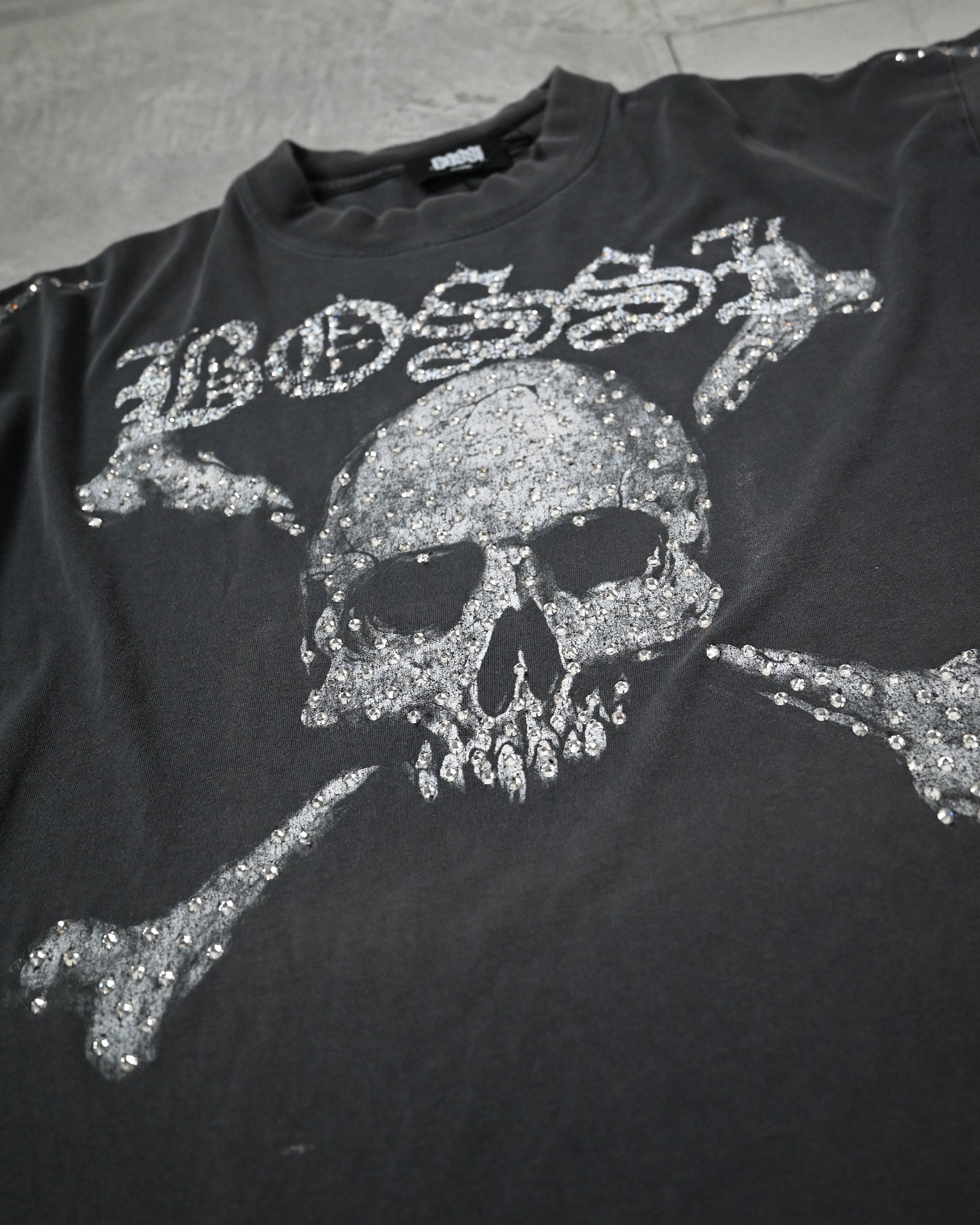 BOSSI・ボッシ スポーツウェア - Tシャツ・カットソー CLASSIC BOSSI VINTAGE RHINE STONE SHIRT 3