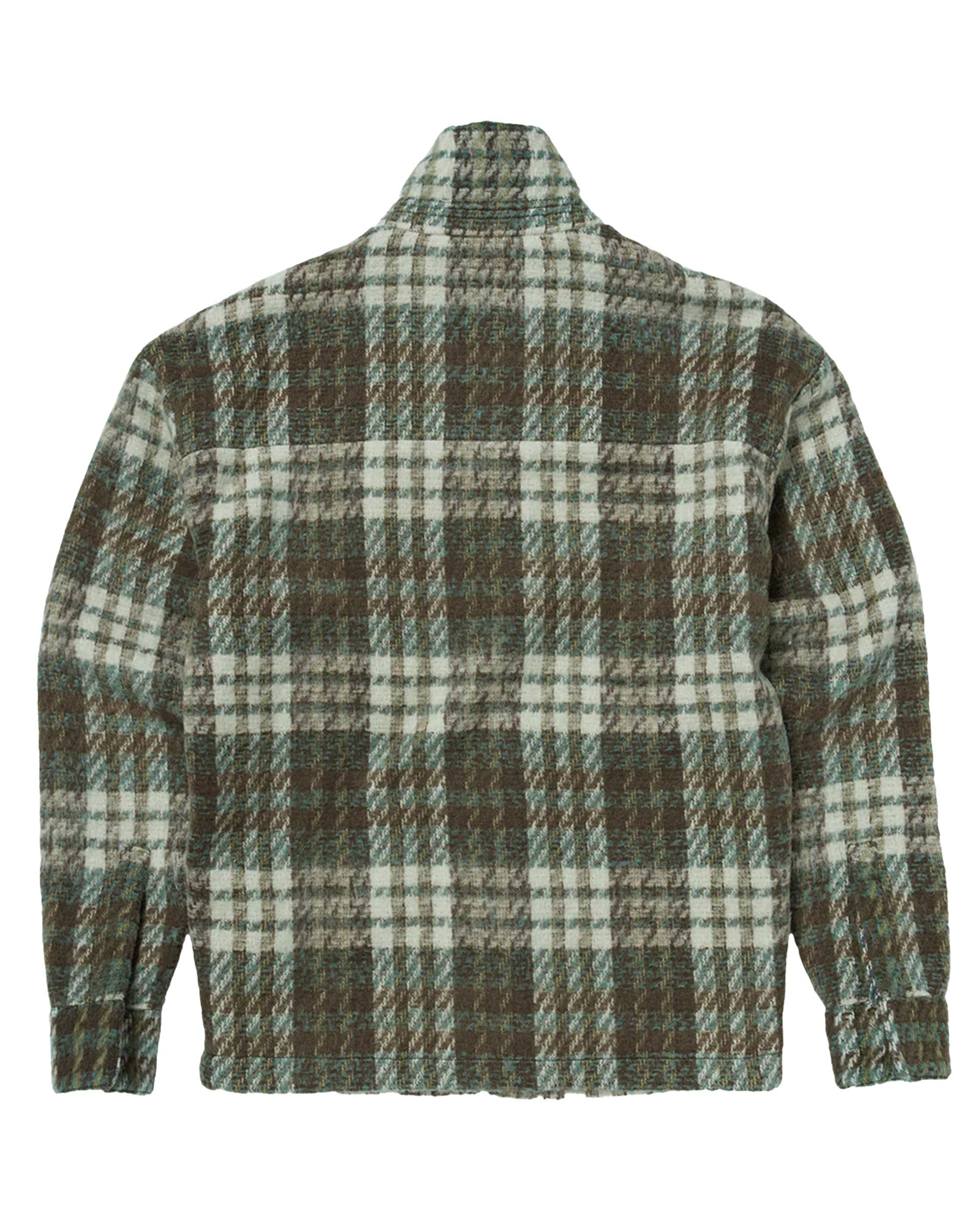 THUG CLUB・サグクラブ - パーカー・フーディ CLASSIC CHECK FULL-ZIP JACKET / GREEN/BROWN