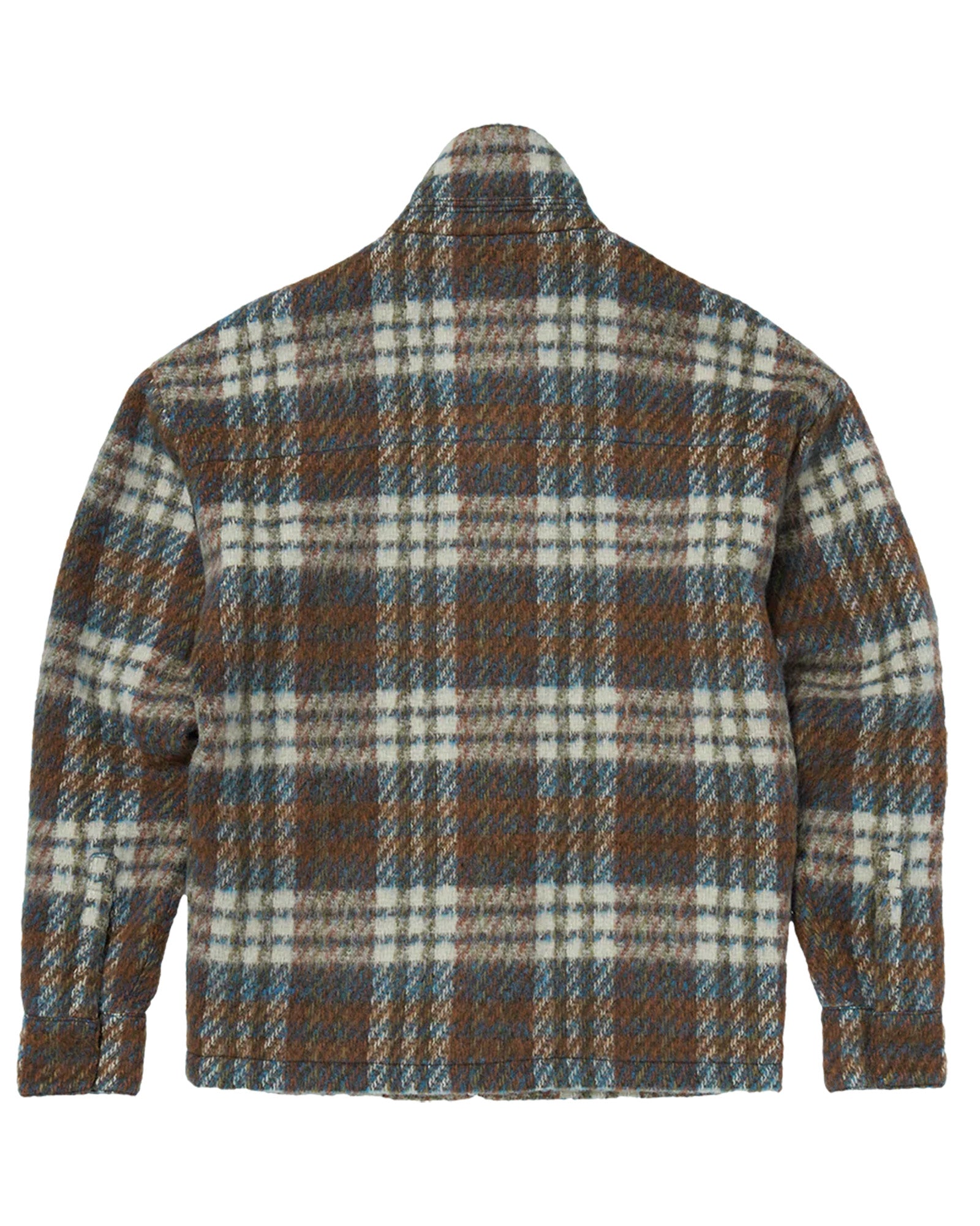 THUG CLUB・サグクラブ - パーカー・フーディ CLASSIC CHECK FULL-ZIP JACKET / BLUE/ORANGE