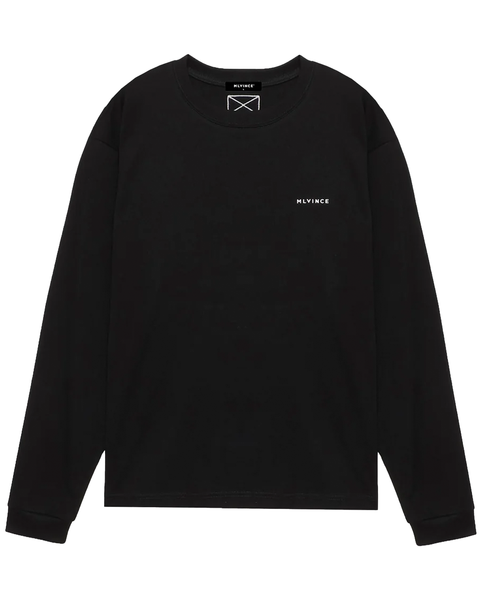 MLVINCE・メルヴィンス -  CLASSIC LOGO BOX LS TEE / BLACK
