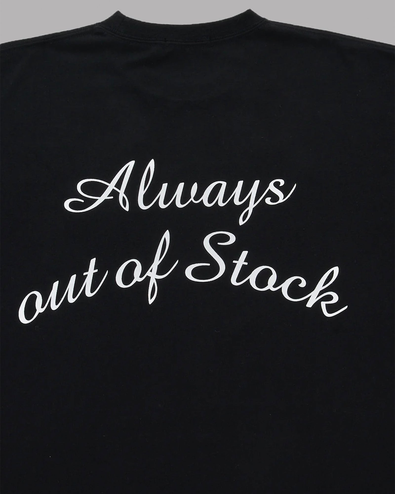 ALWAYS OUT OF STOCK・オールウェイズ アウト オブ ストック - L/S Tシャツ CLASSIC LOGO L/S TEE / BLACK