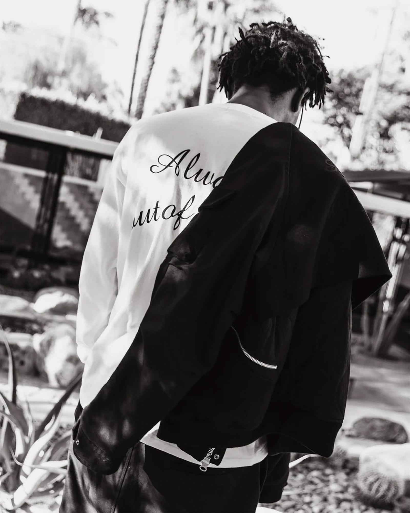ALWAYS OUT OF STOCK・オールウェイズ アウト オブ ストック - L/S Tシャツ CLASSIC LOGO L/S TEE / WHITE