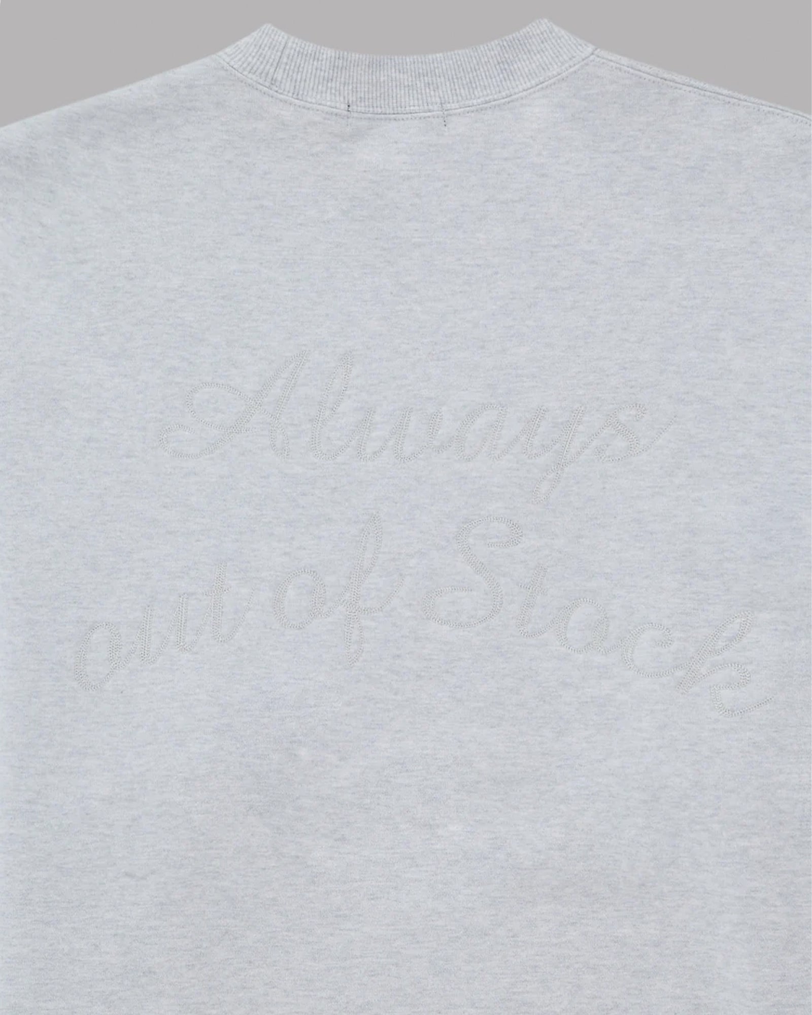 ALWAYS OUT OF STOCK・オールウェイズ アウト オブ ストック - スウェット CLASSIC LOGO CREWNECK / GRAY