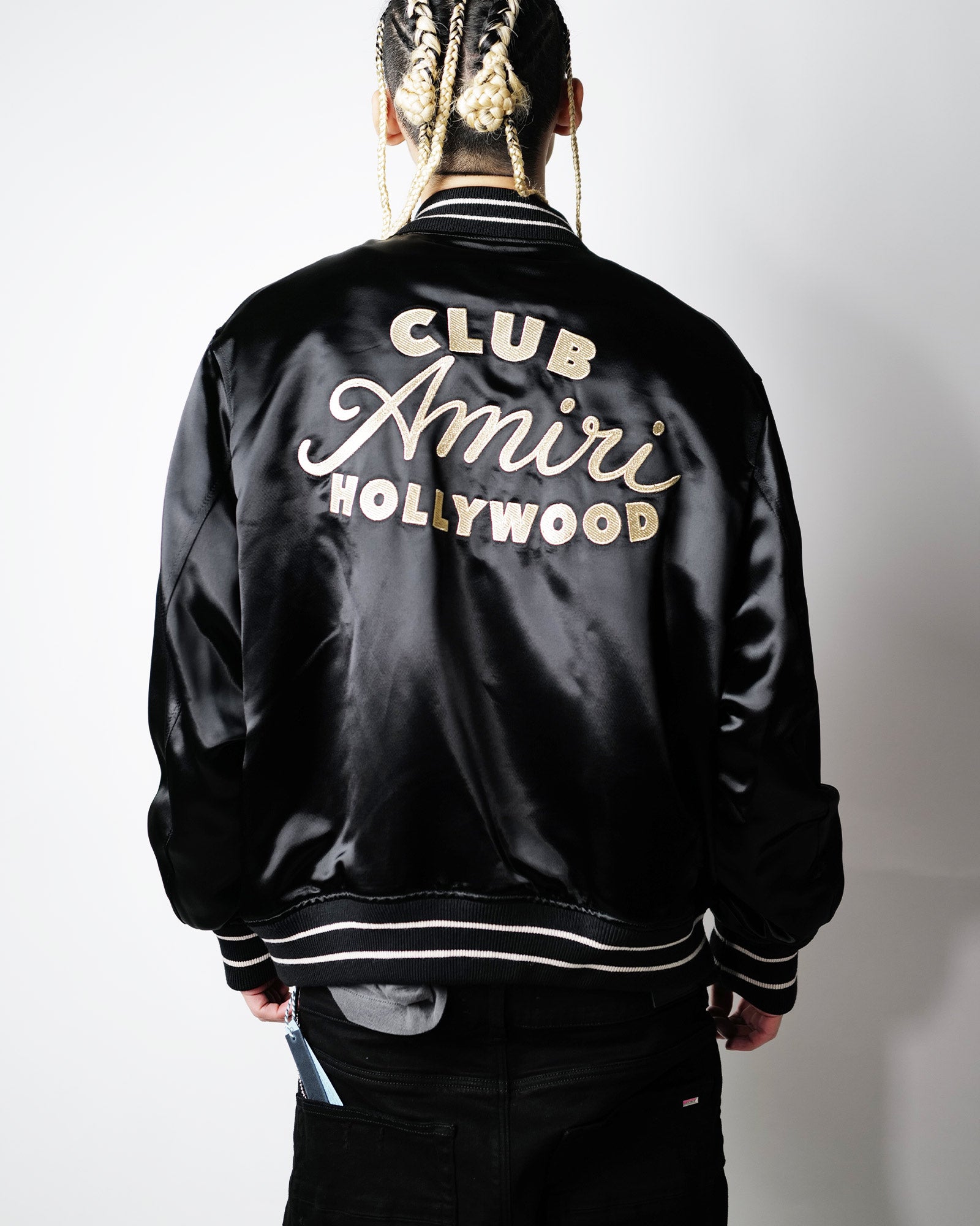 AMIRI・アミリ - ブルゾン CLUB AMIRI BOMBER JACKET / BLACK