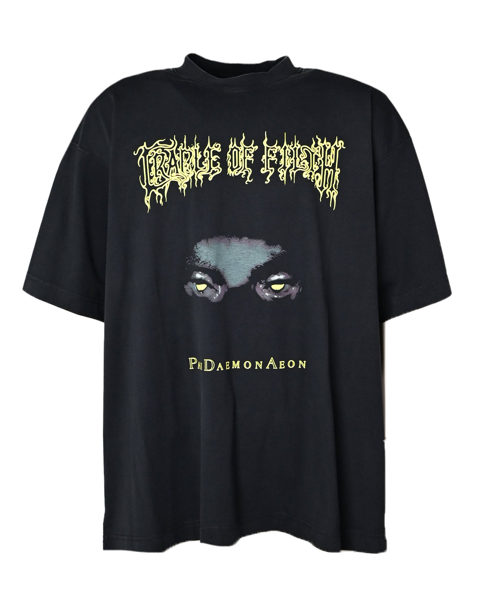 COF PANDAEMONAEON OVERSIZED T-SHIRT / WASHED BLACK