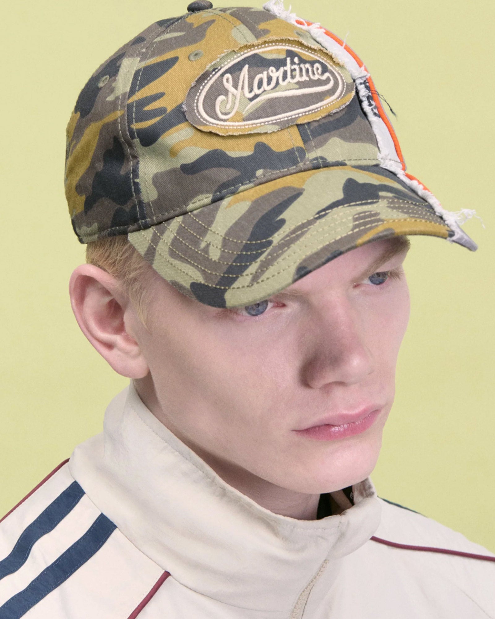 Martine Rose・マーティンローズ - キャップ COLLAGE CAP / GREEN