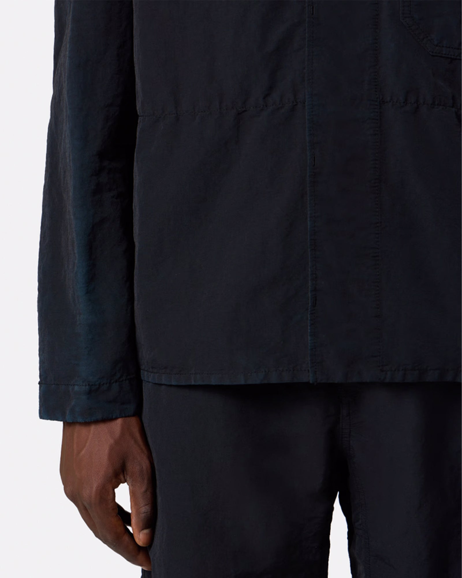 STONE ISLAND・ストーンアイランド - シャツ COMFORT FIT OVERSHIRT / BLACK
