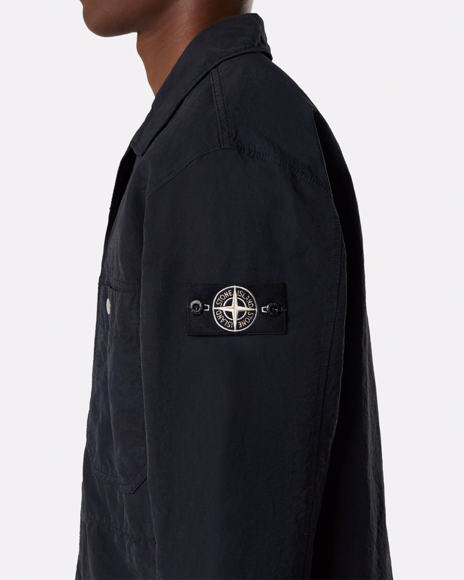 STONE ISLAND・ストーンアイランド - シャツ COMFORT FIT OVERSHIRT / BLACK
