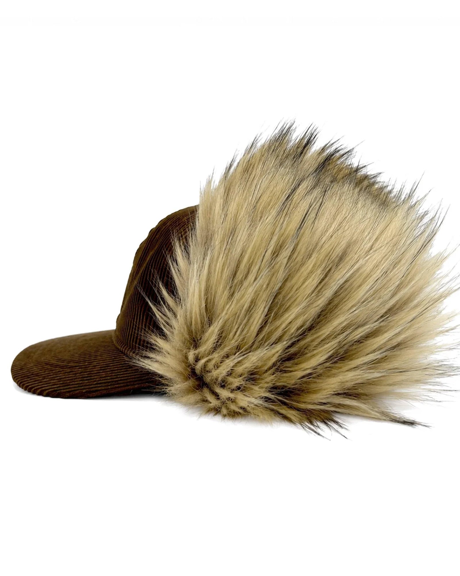 BASICKS・basics -  CORDUROY BB LOGO FLIGHT CAP / BROWN