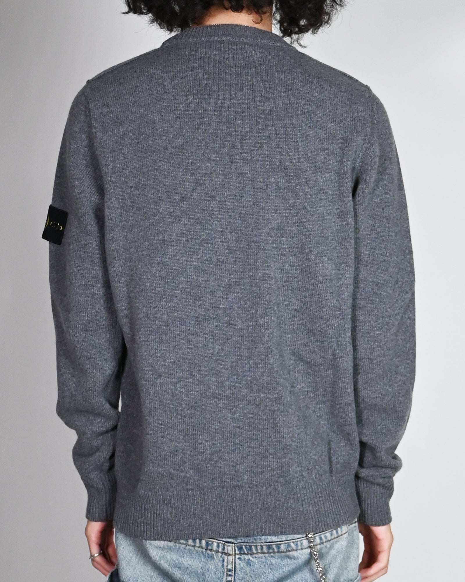 STONE ISLAND・ストーンアイランド - ニット・セーター CREWNECK KNIT / CEMENT MELANGE
