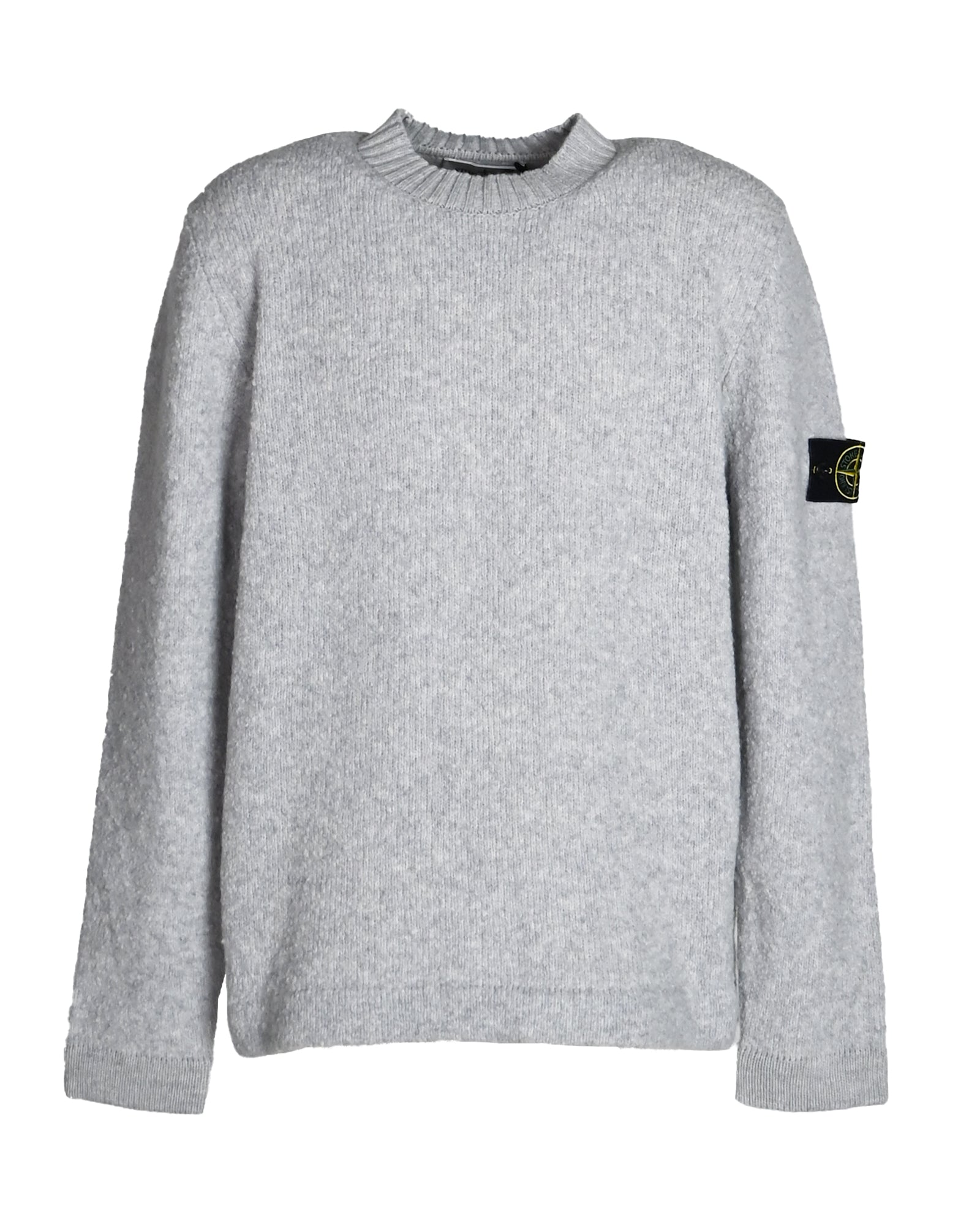 STONE ISLAND・ストーンアイランド - ニット・セーター CREWNECK KNIT / MELANGE GREY