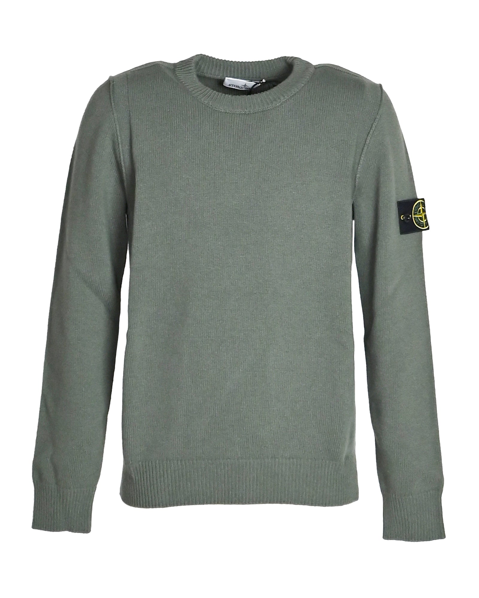 STONE ISLAND・ストーンアイランド - ニット・セーター CREWNECK KNIT / MILITARY GREEN