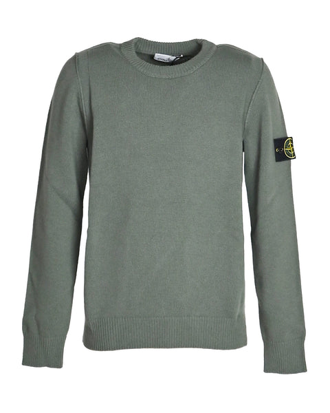 STONE  ニット　カーキ STONE ISLAND(ストーンアイランド) CREWNECK KNIT / MILITARY