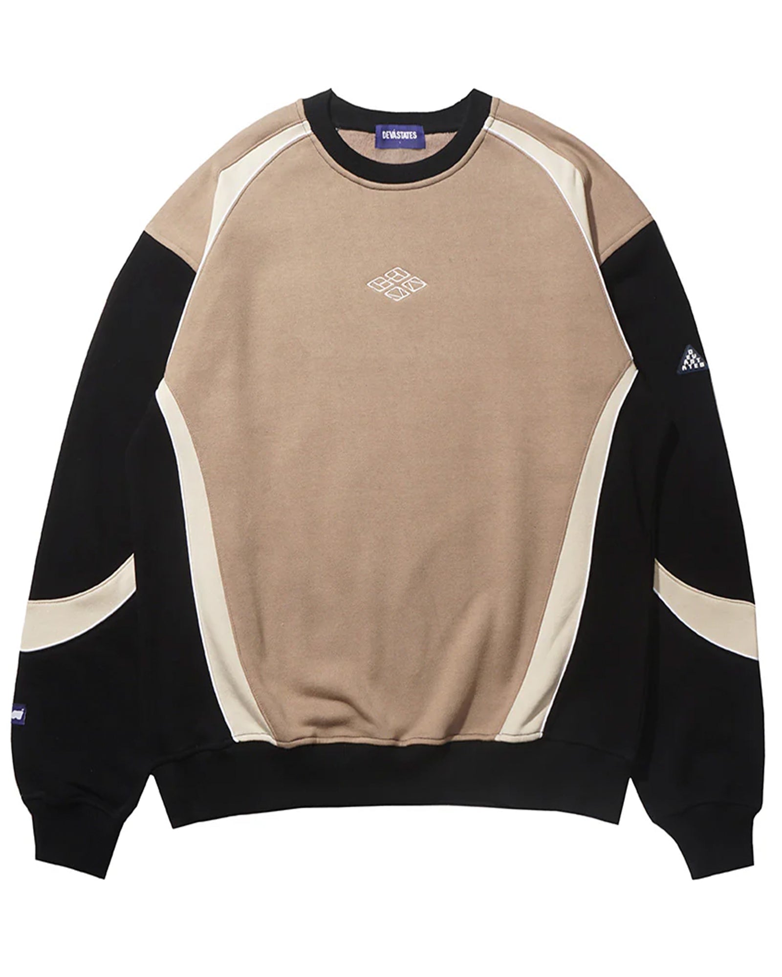 CREWNECK SWEATSHIRT - PANEL / MULTI