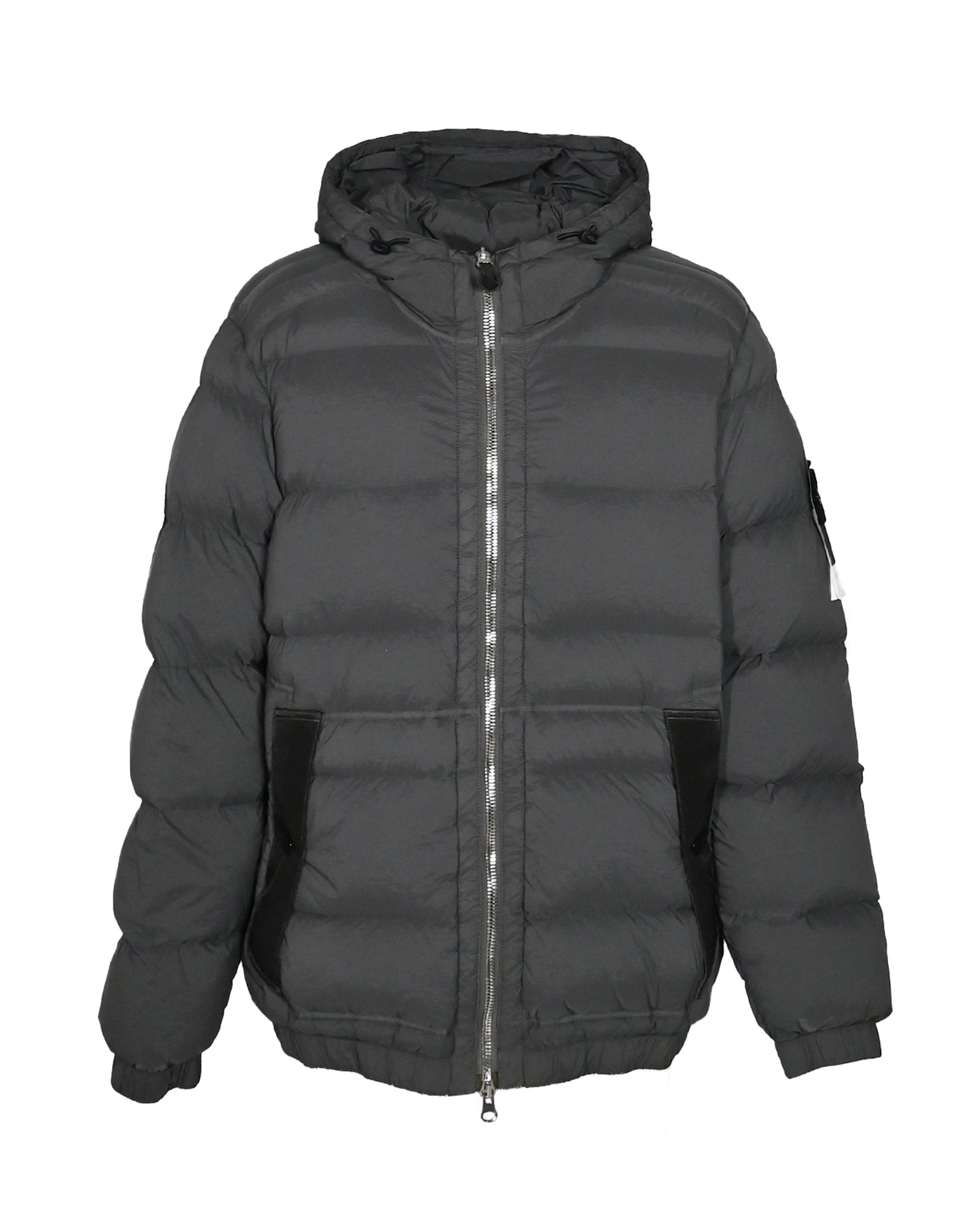 CRINKLE REPS NY RECYCLED NYLON / LEAD GREY