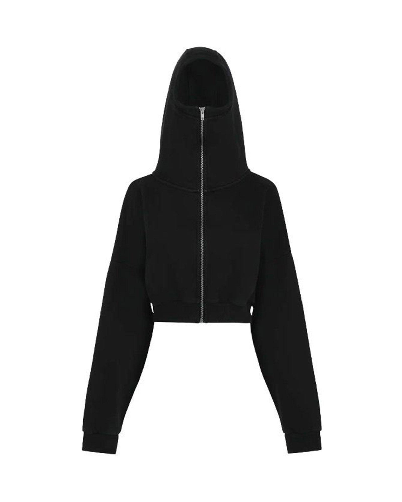 Entire studios・エンタイアスタジオ - パーカー・フーディ CROPPED FULL ZIP / SOOT