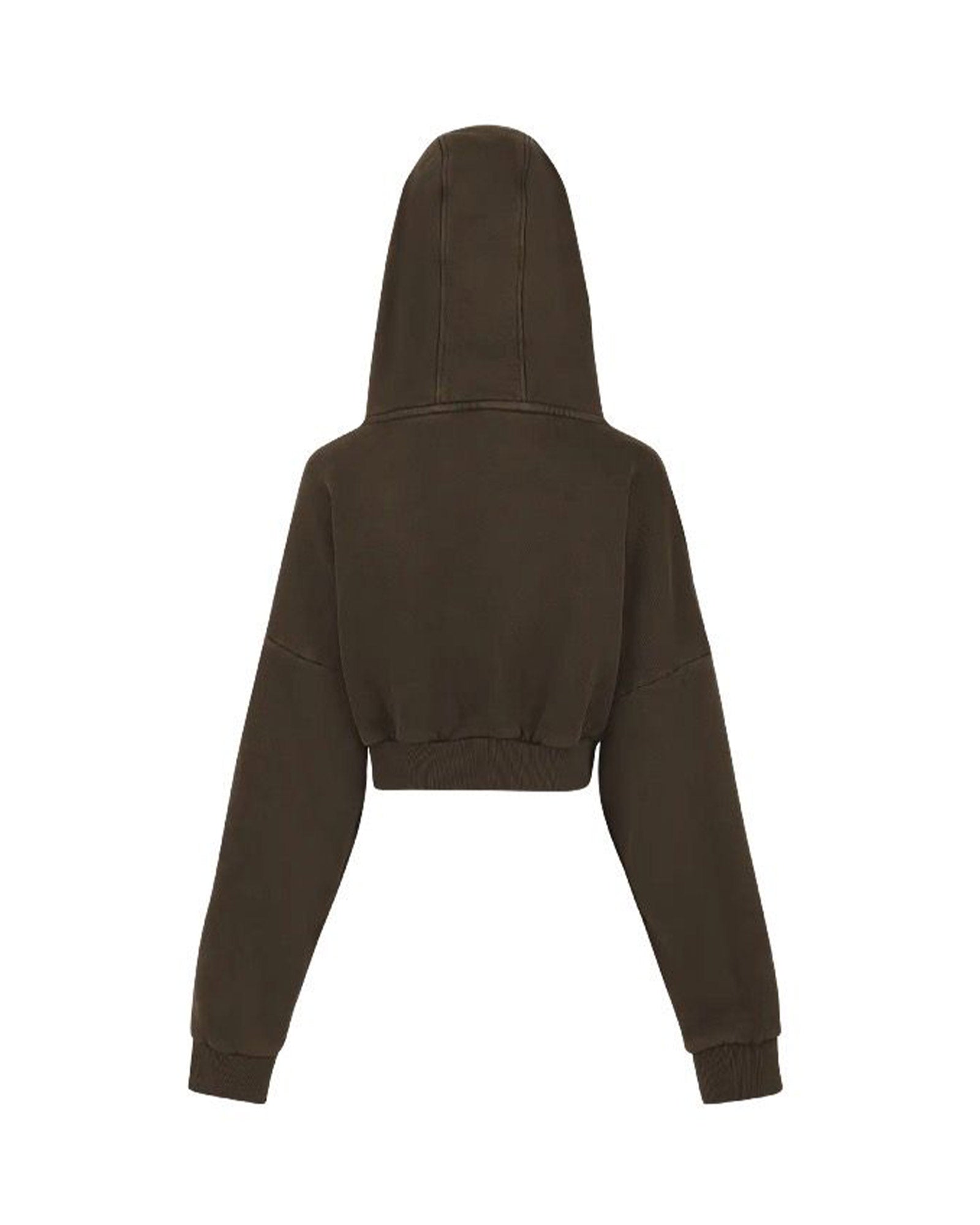 Entire studios・entire studio -  CROPPED FULL ZIP / BRUNETTE