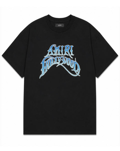 AMIRI (アミリ) CRYSTAL SKATER TEE / BLACK | Detail Application